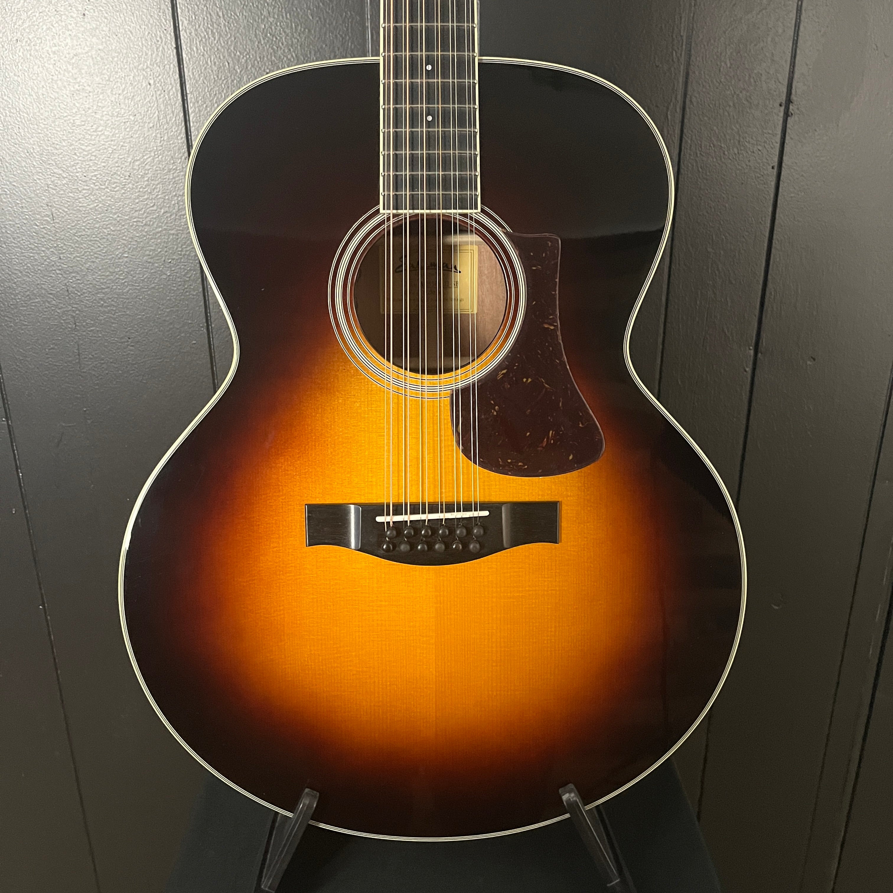 Eastman AC330E-12-SB, 12 String Acoustic Electric Guitar, Sunburst, Hard Case, 341