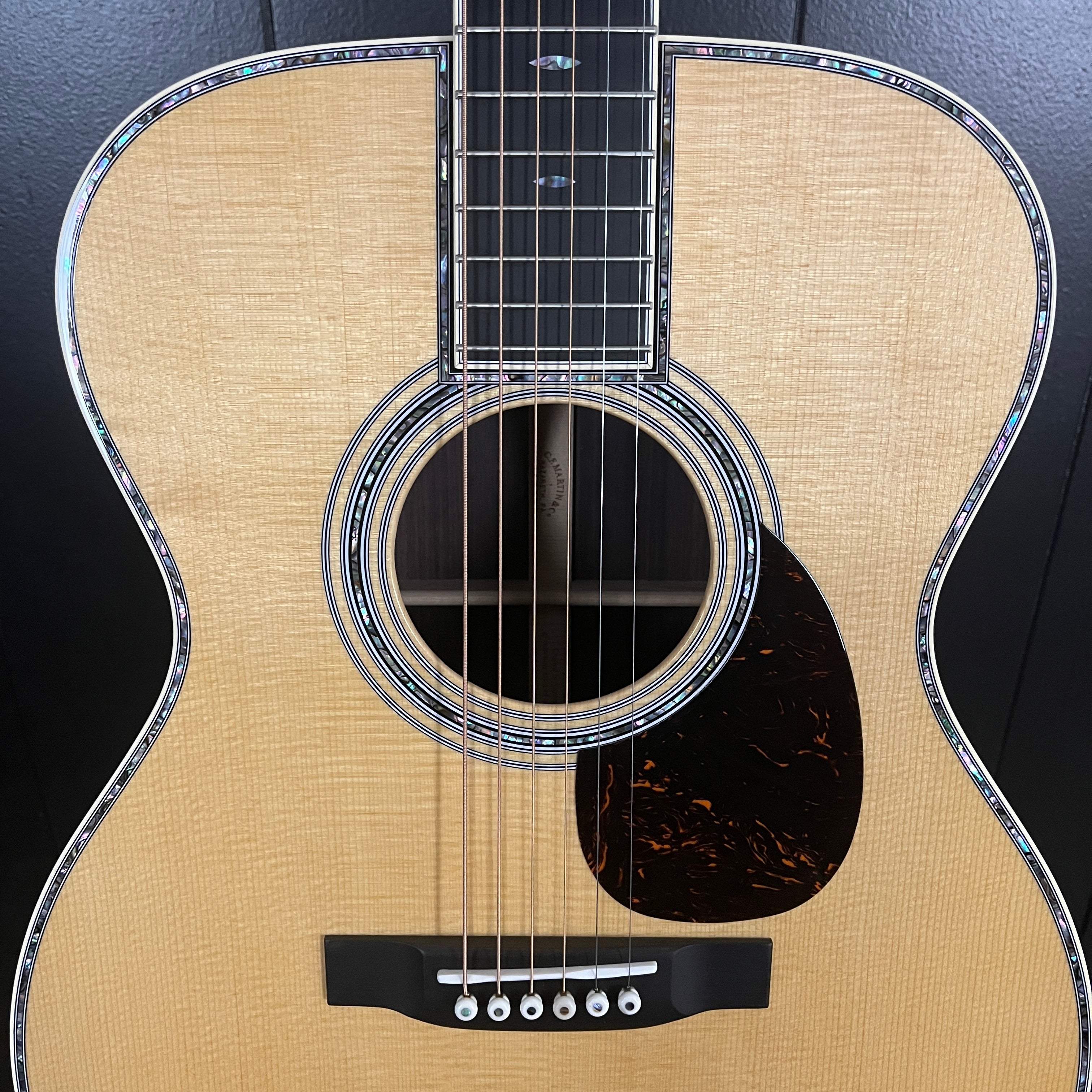 Martin OM-42 Standard Series (2025) Acoustic Guitar, Natural Aging Toner, Hard Case, 341