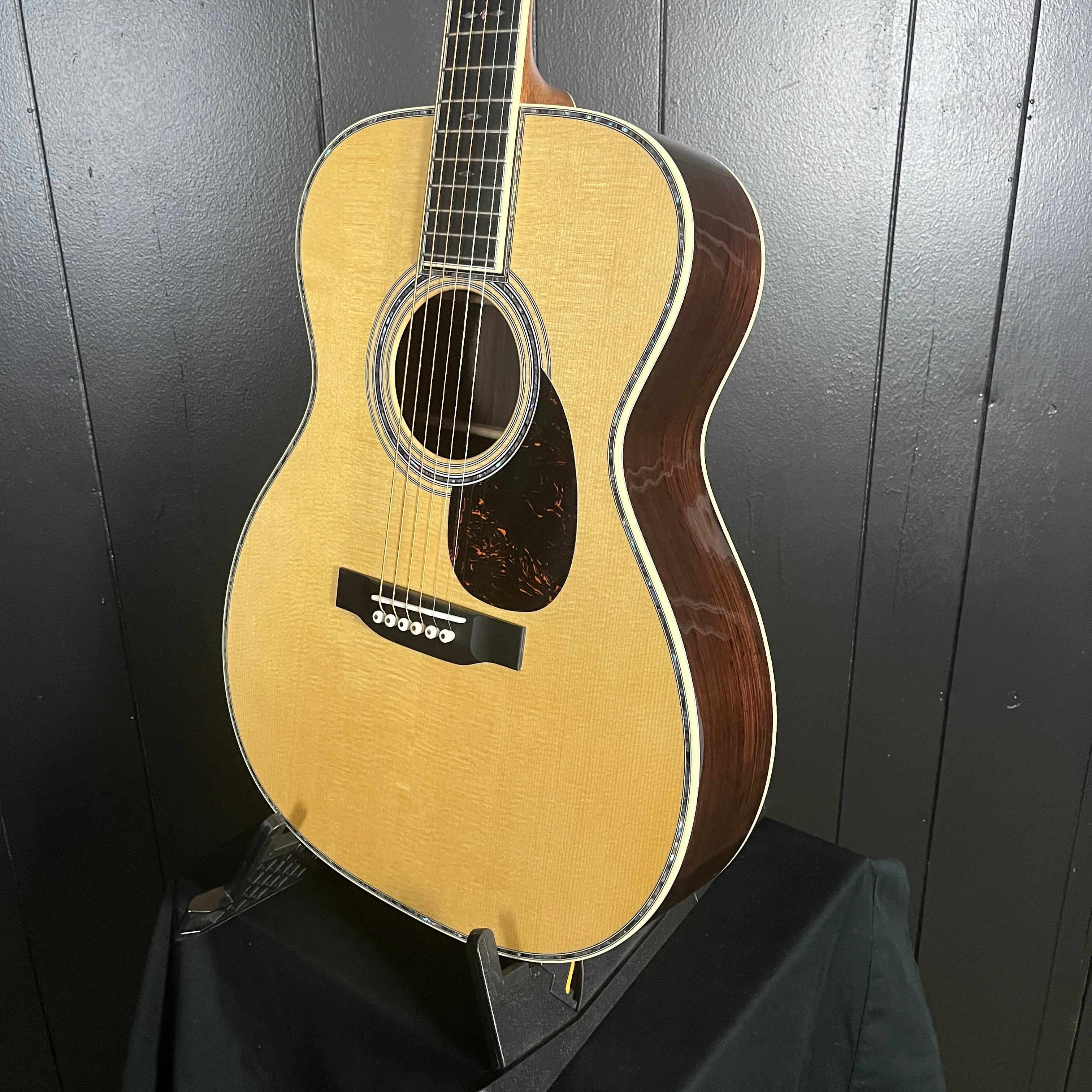 Martin OM-42 Standard Series (2025) Acoustic Guitar, Natural Aging Toner, Hard Case, 341