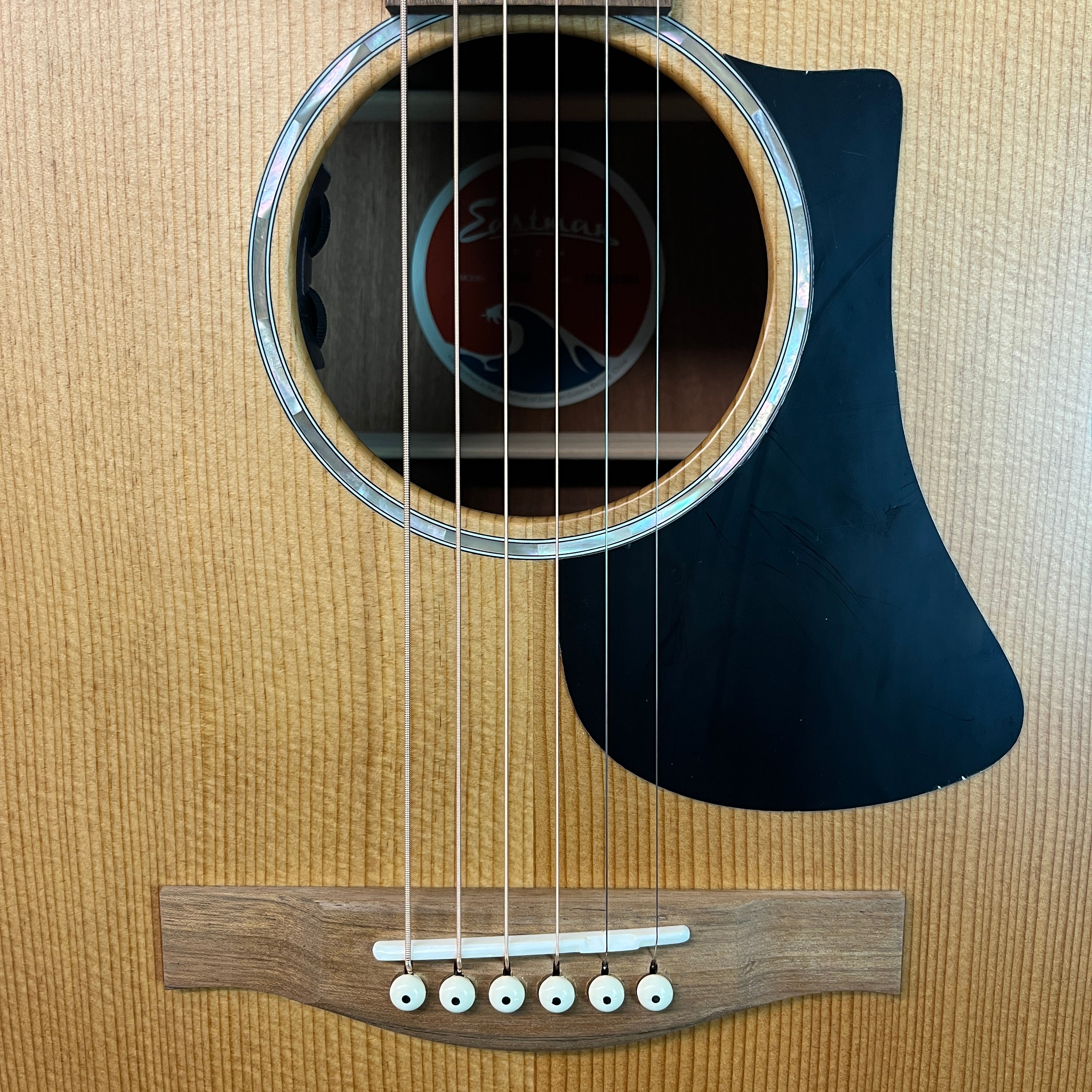Eastman PCH1-GACE Natural Acoustic Guitar, Gig Bag, 262