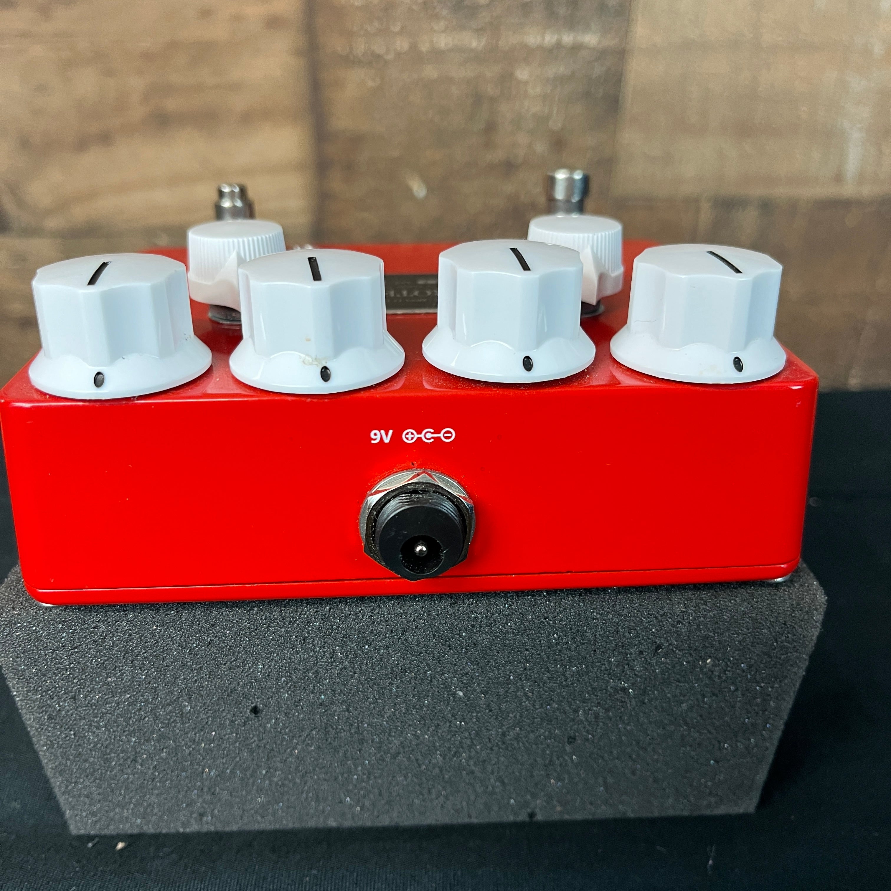 USED Browne Amplification Protein Dual Overdrive Pedal Ver. 2.2, in Red
