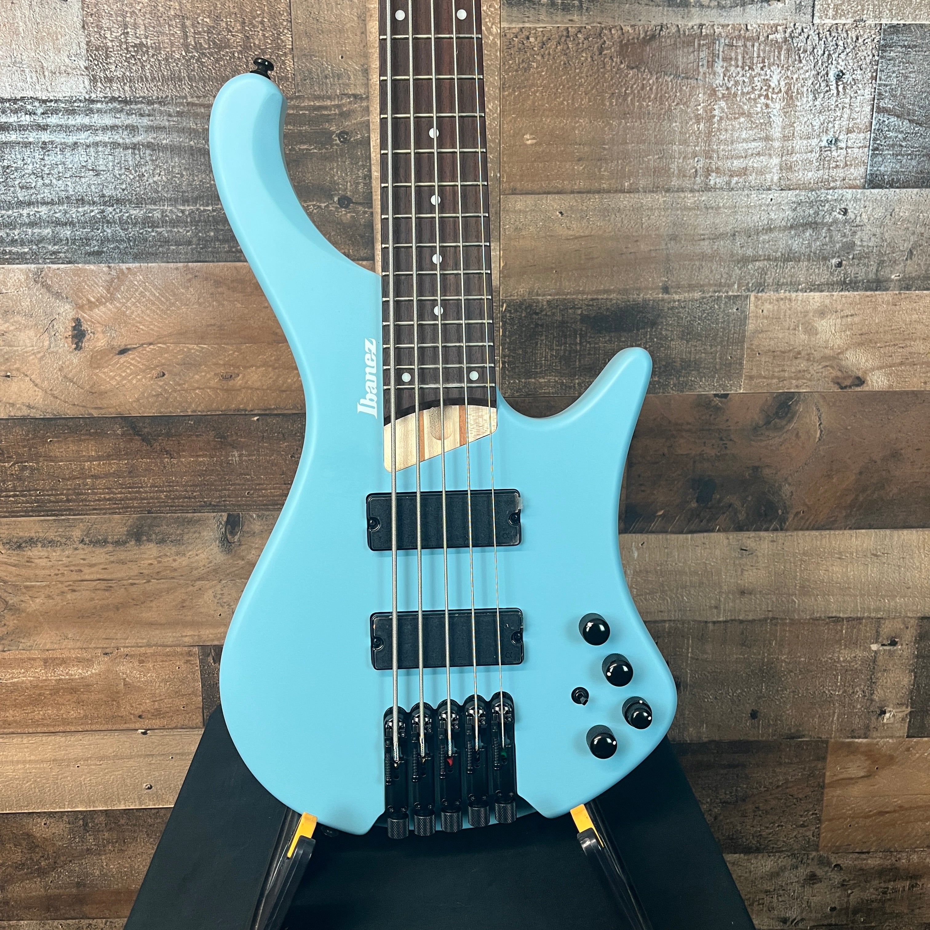 Ibanez Bass Workshop EHB605 5-string Electric Bass Guitar, Purist Blue Matte, 939