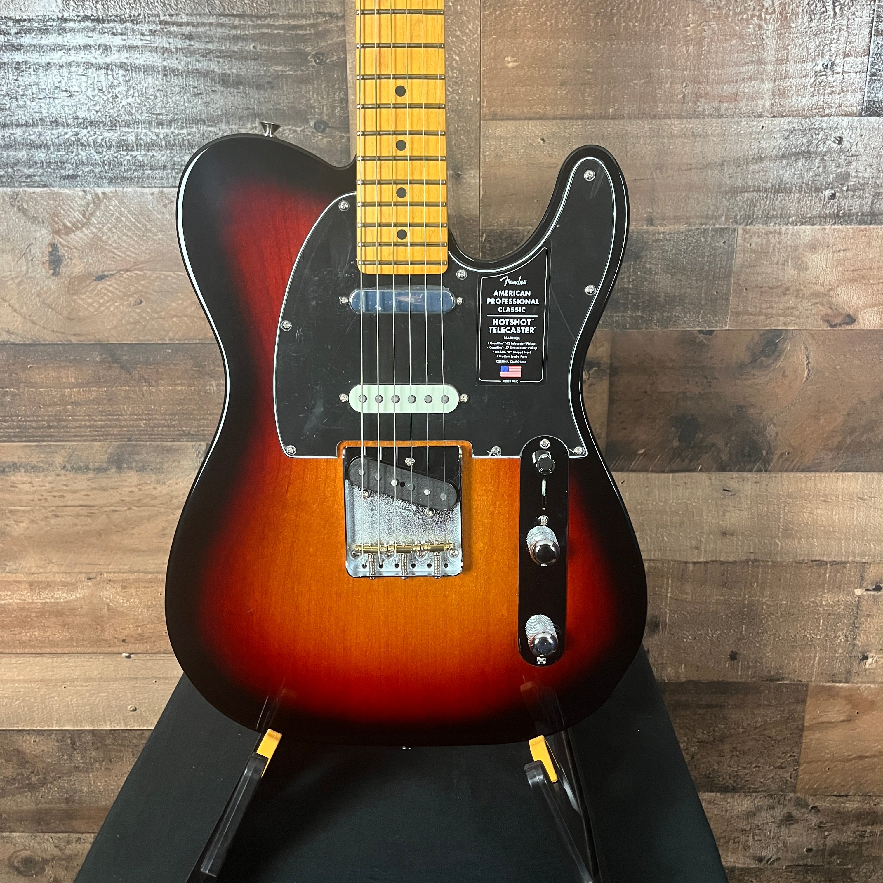 Fender American Professional Classic Hotshot Telecaster, 3-Color Sunburst, Gig Bag, 591