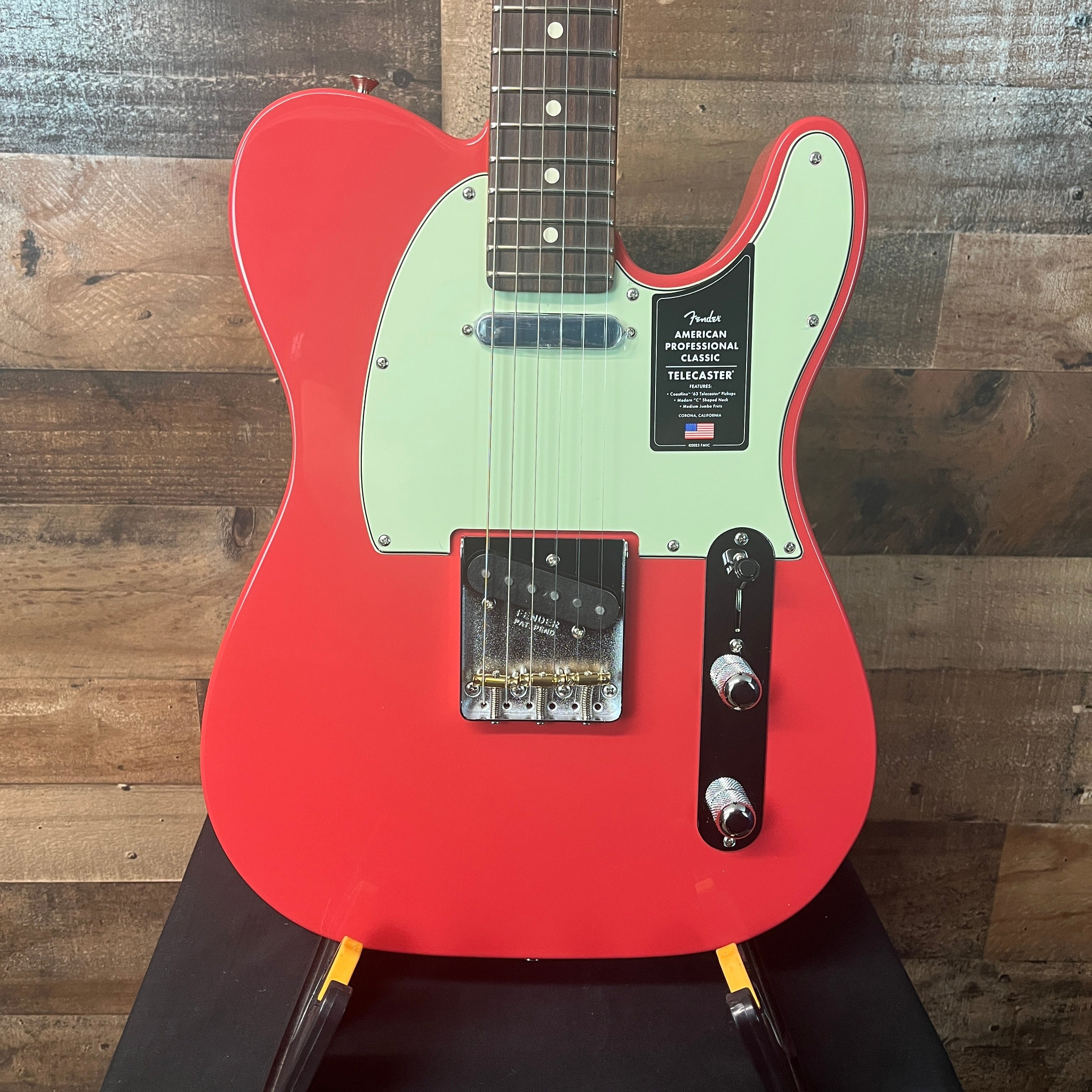 Fender American Professional Classic Telecaster, Faded Dakota Red, Gig Bag, 417