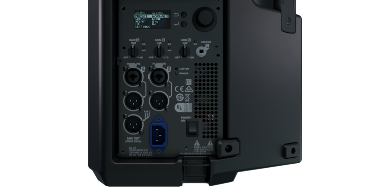 QSC K12.2  2,000-watt 12-inch Powered Speaker Enclosure
