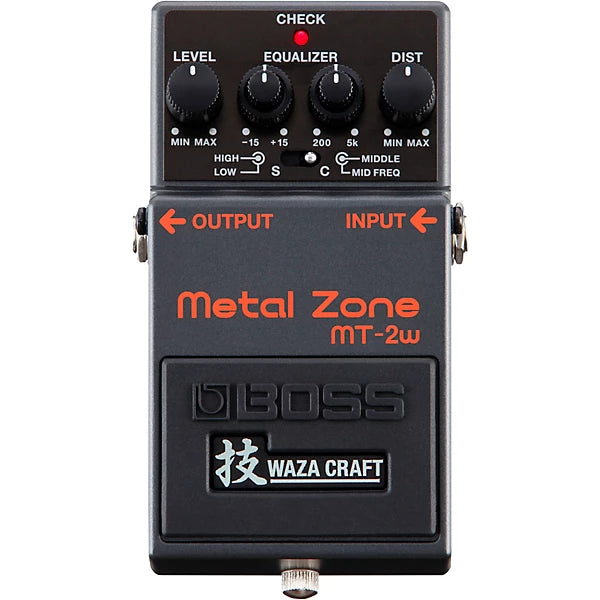 Boss MT-2W Waza Craft Metal Zone Distortion Pedal