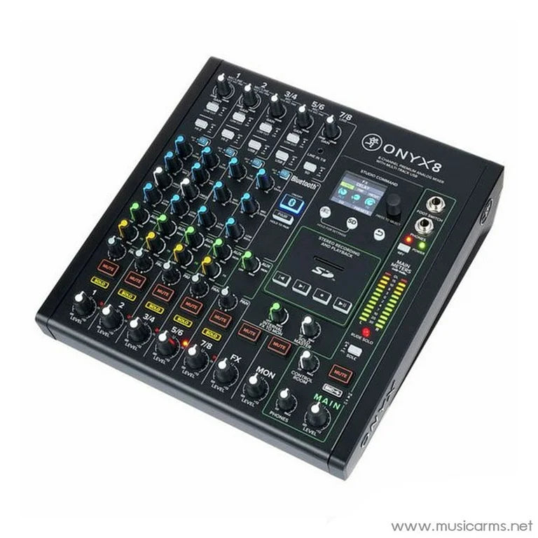 Mackie Onyx8 8-channel Analog Mixer with Multi-Track USB