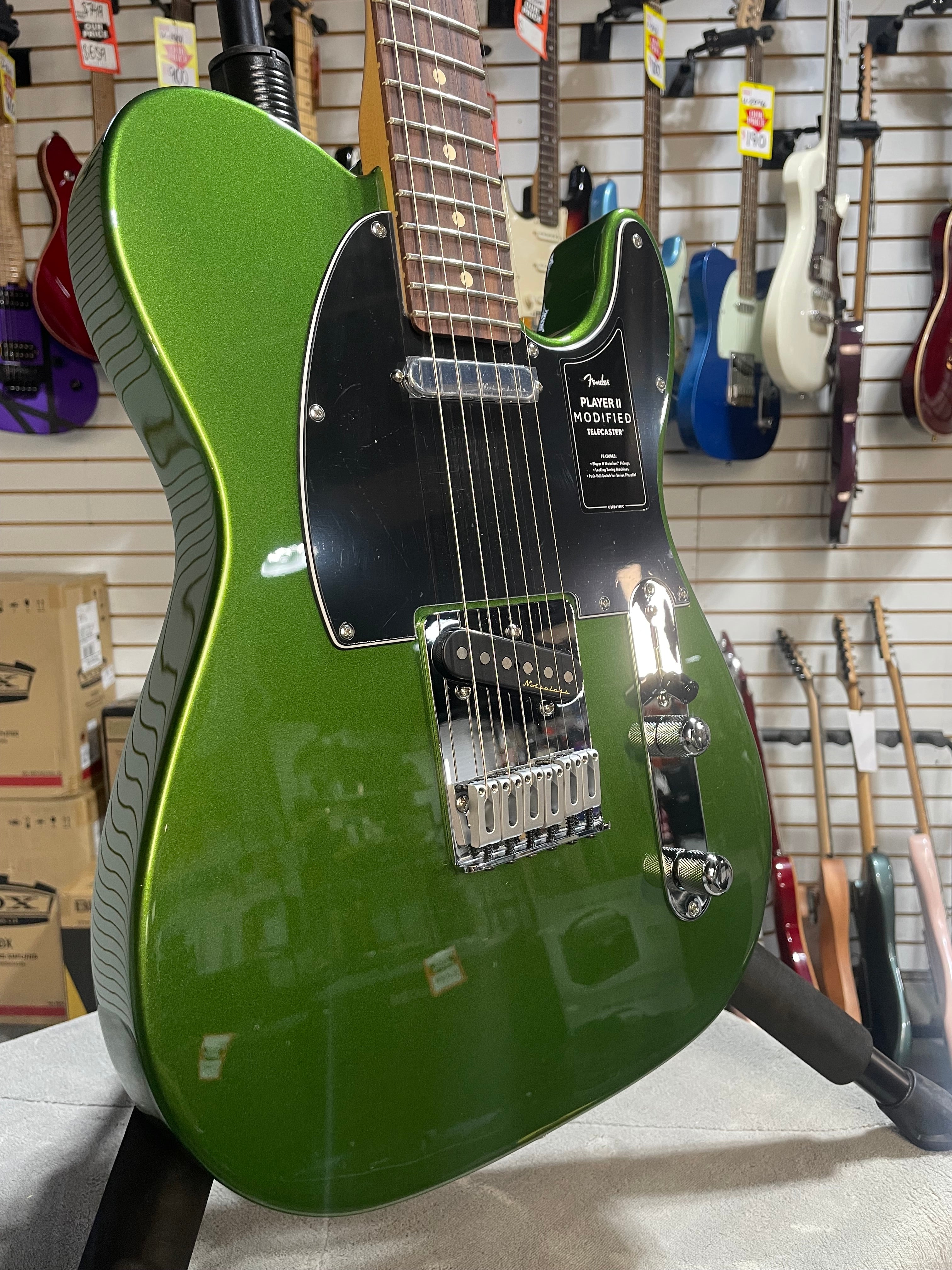 Fender Player II Modified Telecaster Harvest Green Metallic