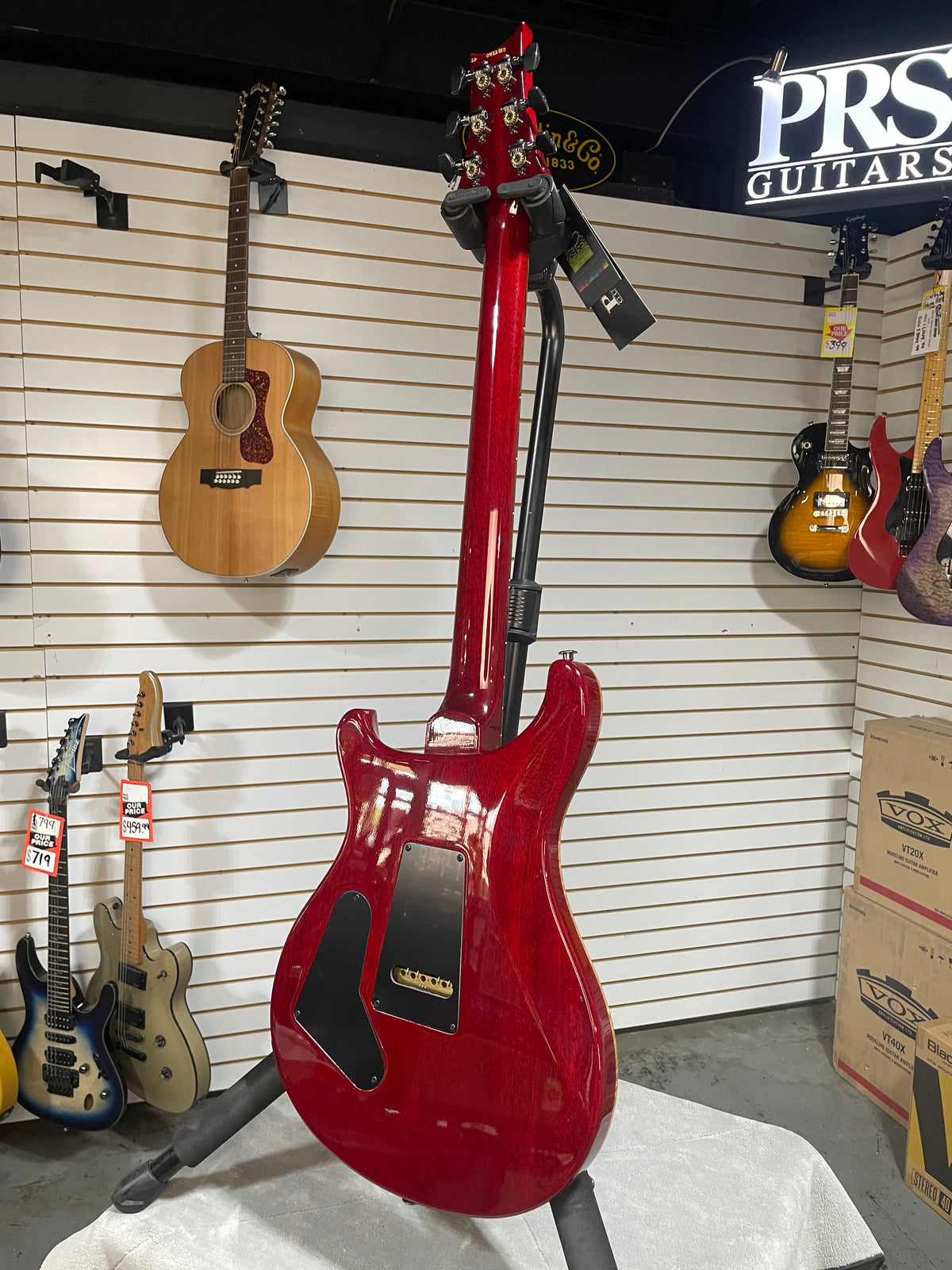 PRS Limited Edition Custom 24 Mango Blood Orange