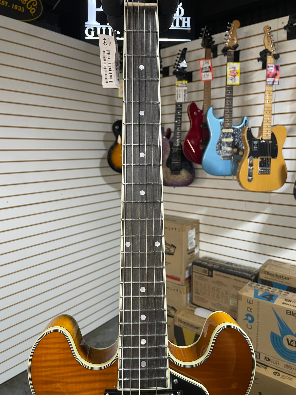 Eastman T484 Thinline Semi-Hollowbody Goldburst