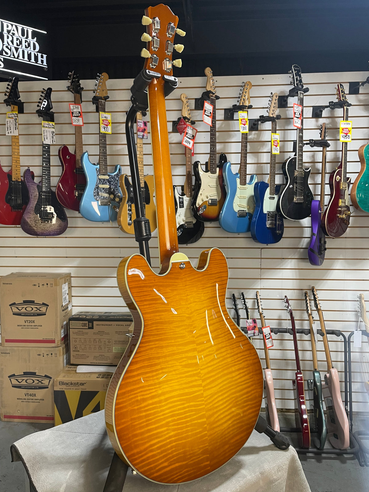 Eastman T486 Thinline Semi-Hollowbody Goldburst