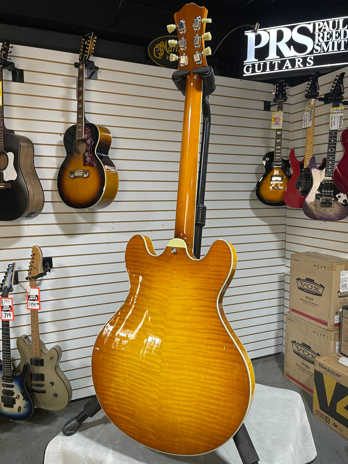 Eastman T486 Thinline Semi-Hollowbody Goldburst