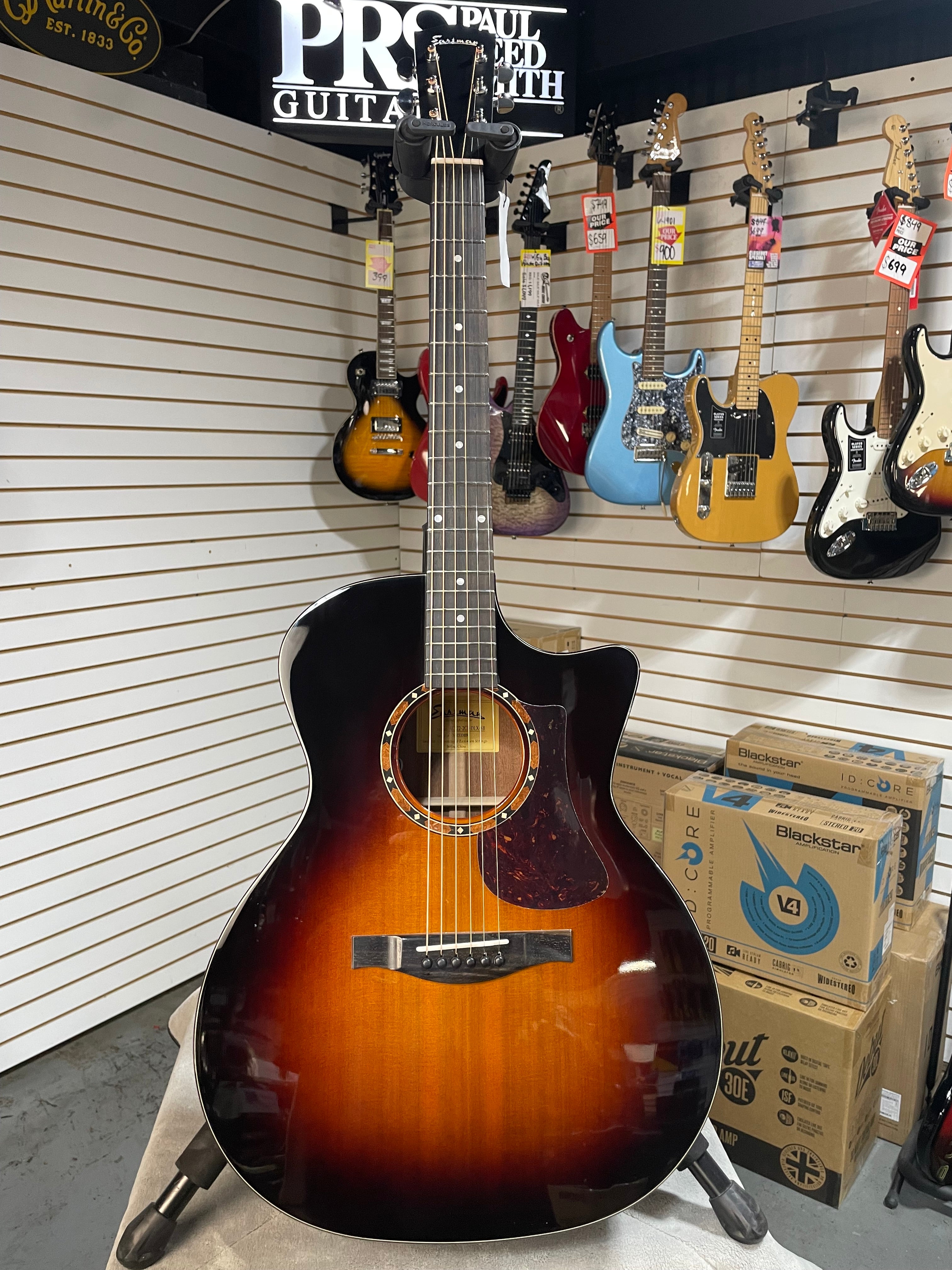 Eastman AC122-2CE Deluxe Sunburst
