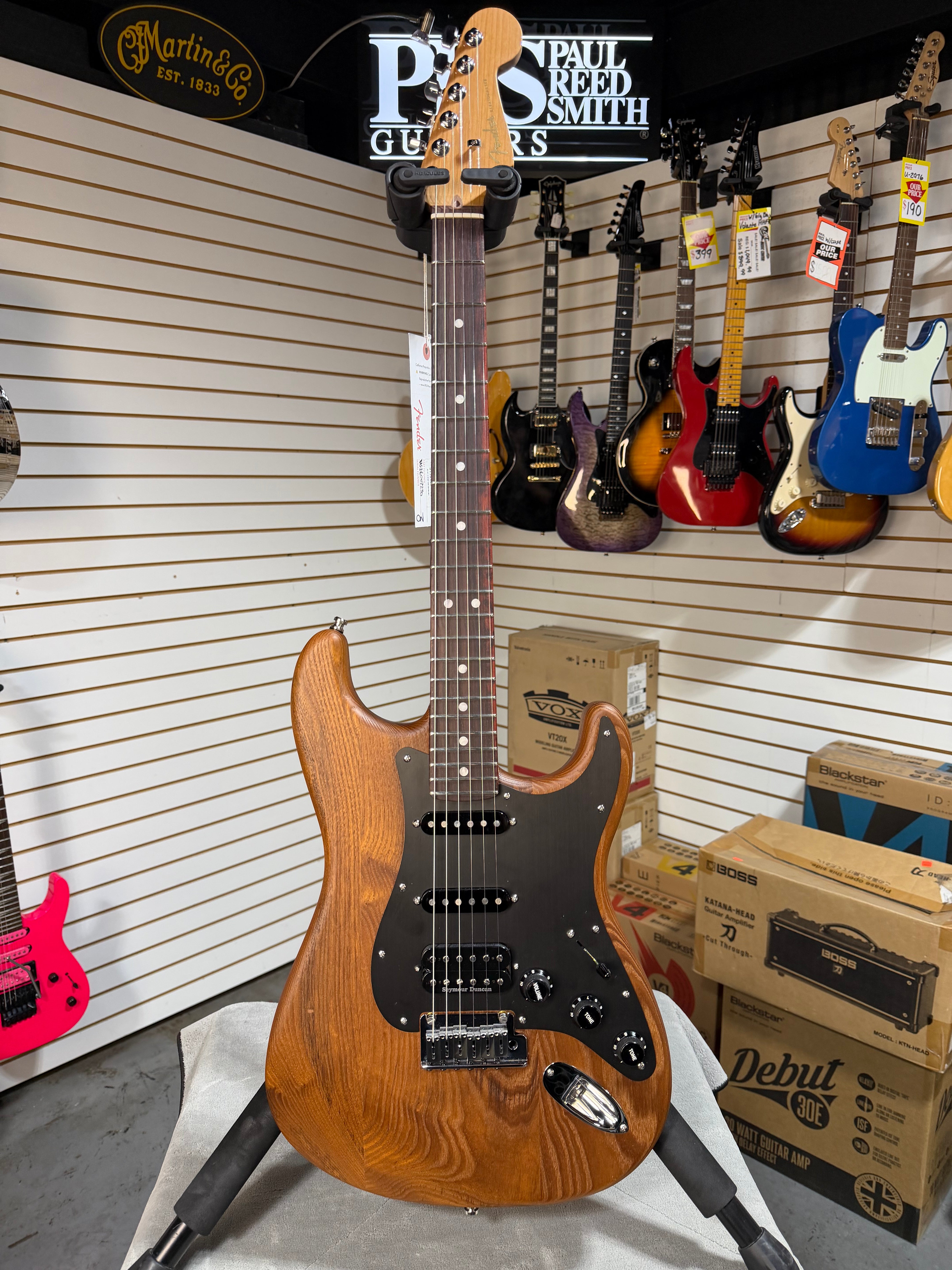Fender Limited Edition American Ultra II Stratocaster HSS Natural