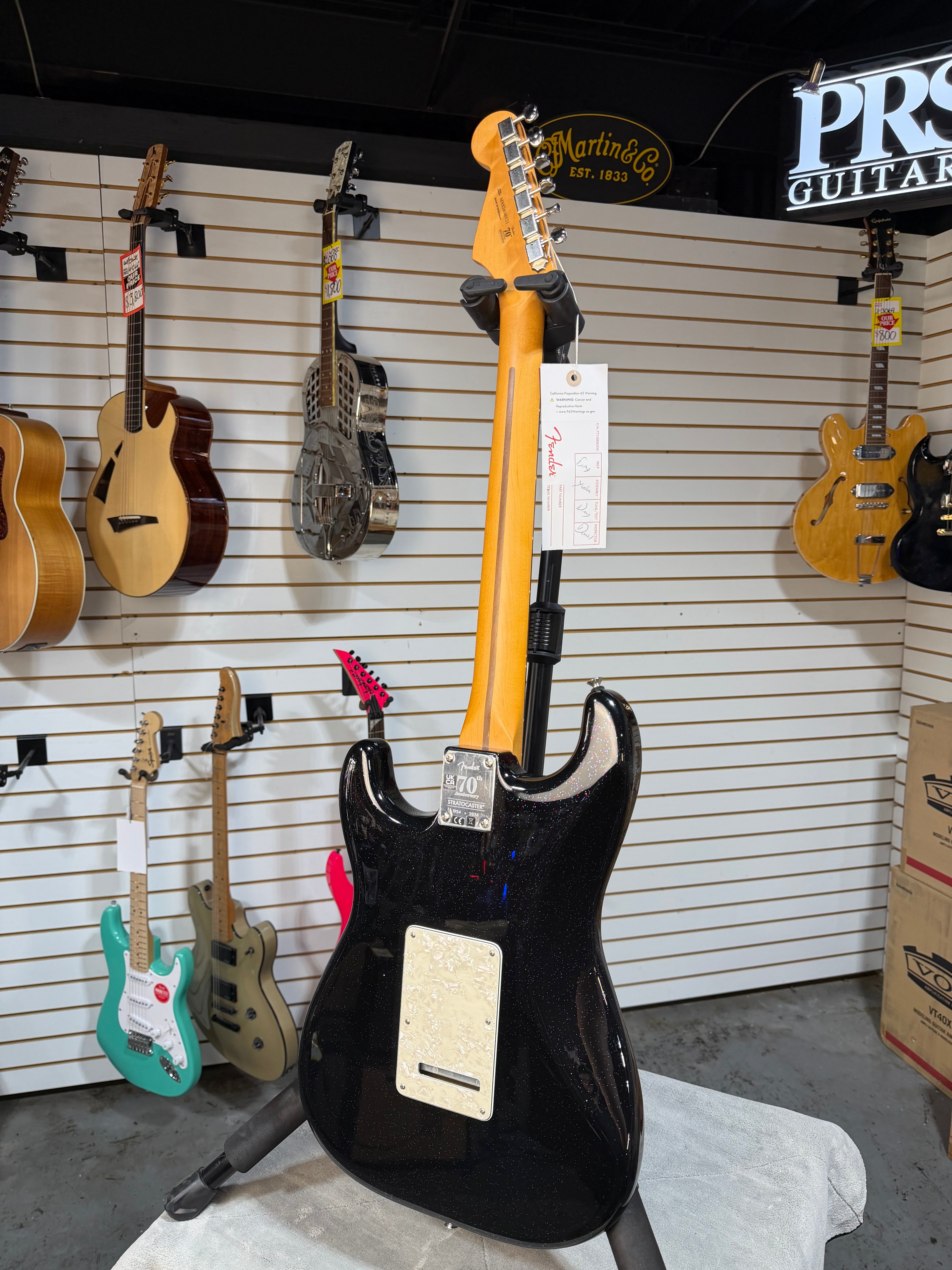 Fender 70th Anniversary Player Stratocaster Nebula Noir