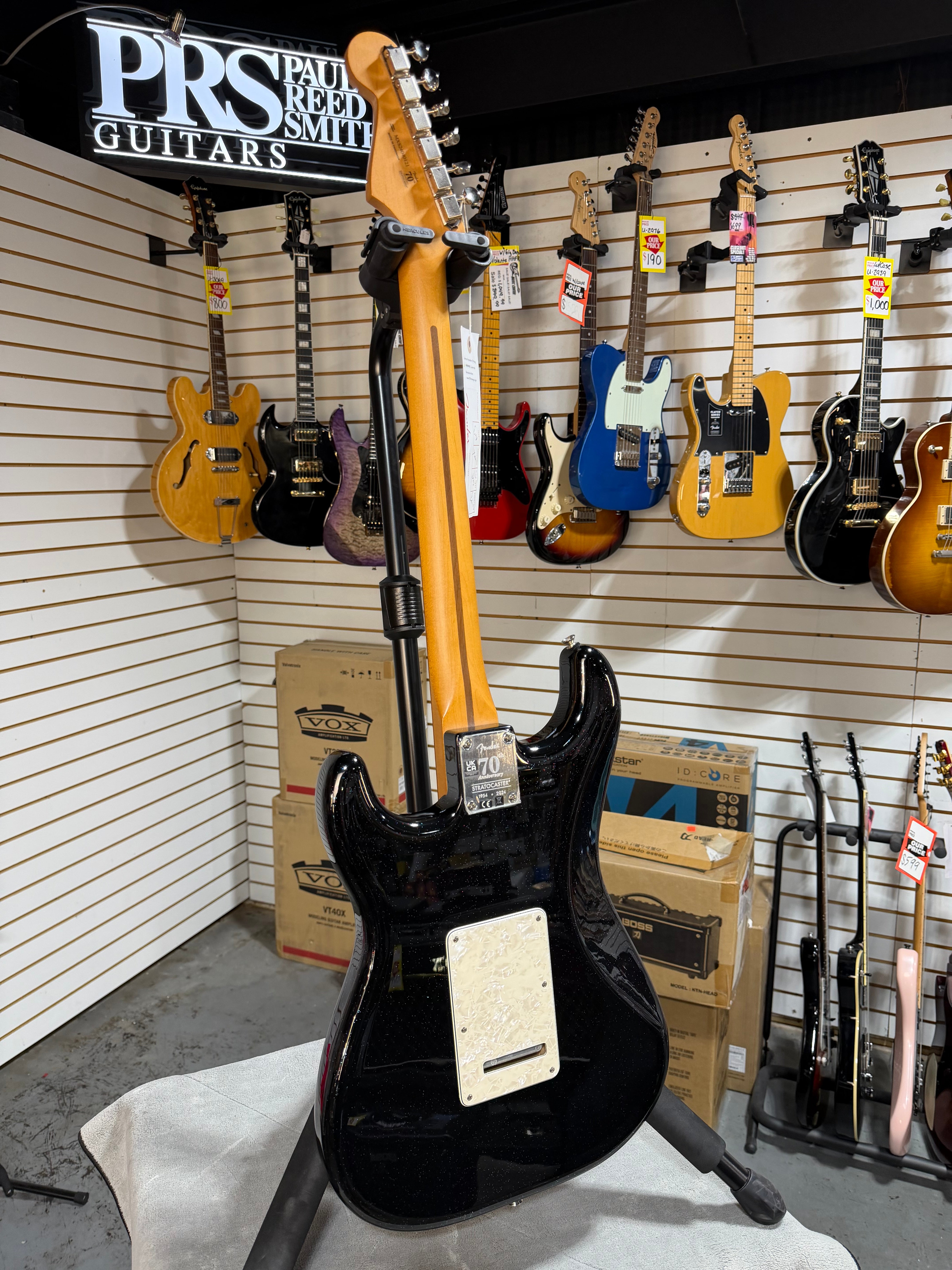Fender 70th Anniversary Player Stratocaster Nebula Noir