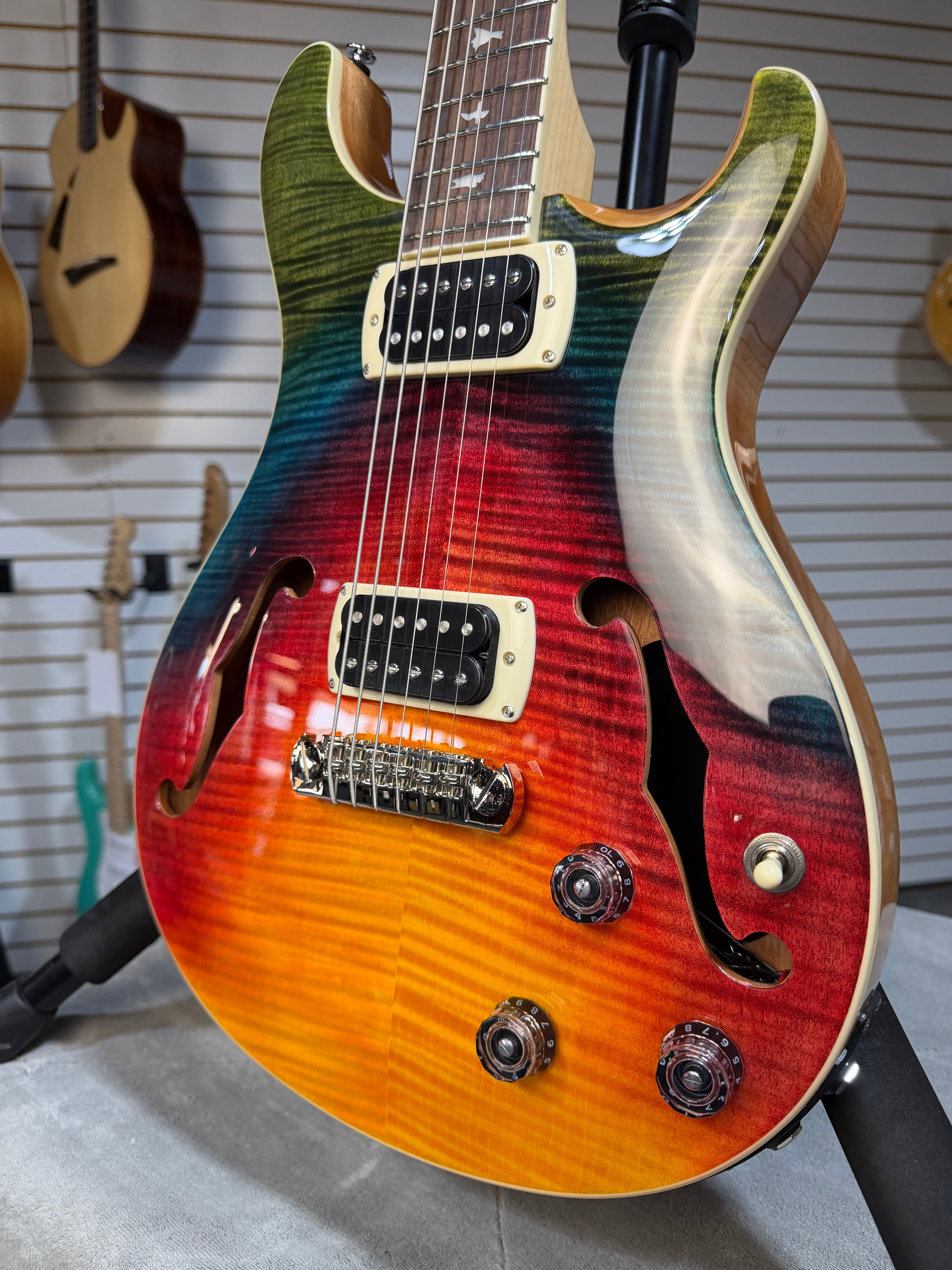 PRS SE Ed Sheeran Signature Hollowbody I Piezo Baritone Kaleidoscope