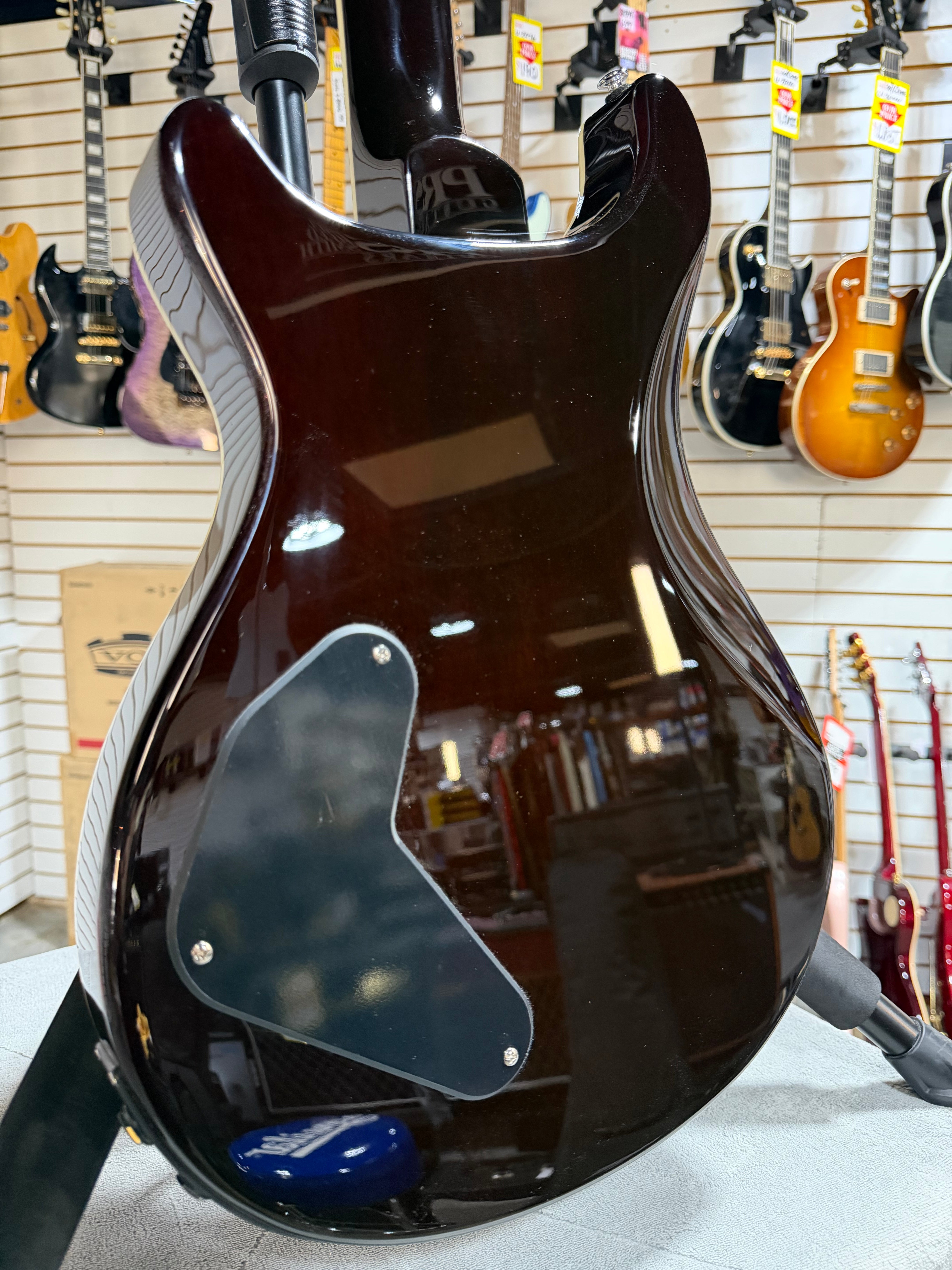 PRS SE Ed Sheeran Signature Hollowbody I Piezo Baritone Orange Tiger Smokeburst