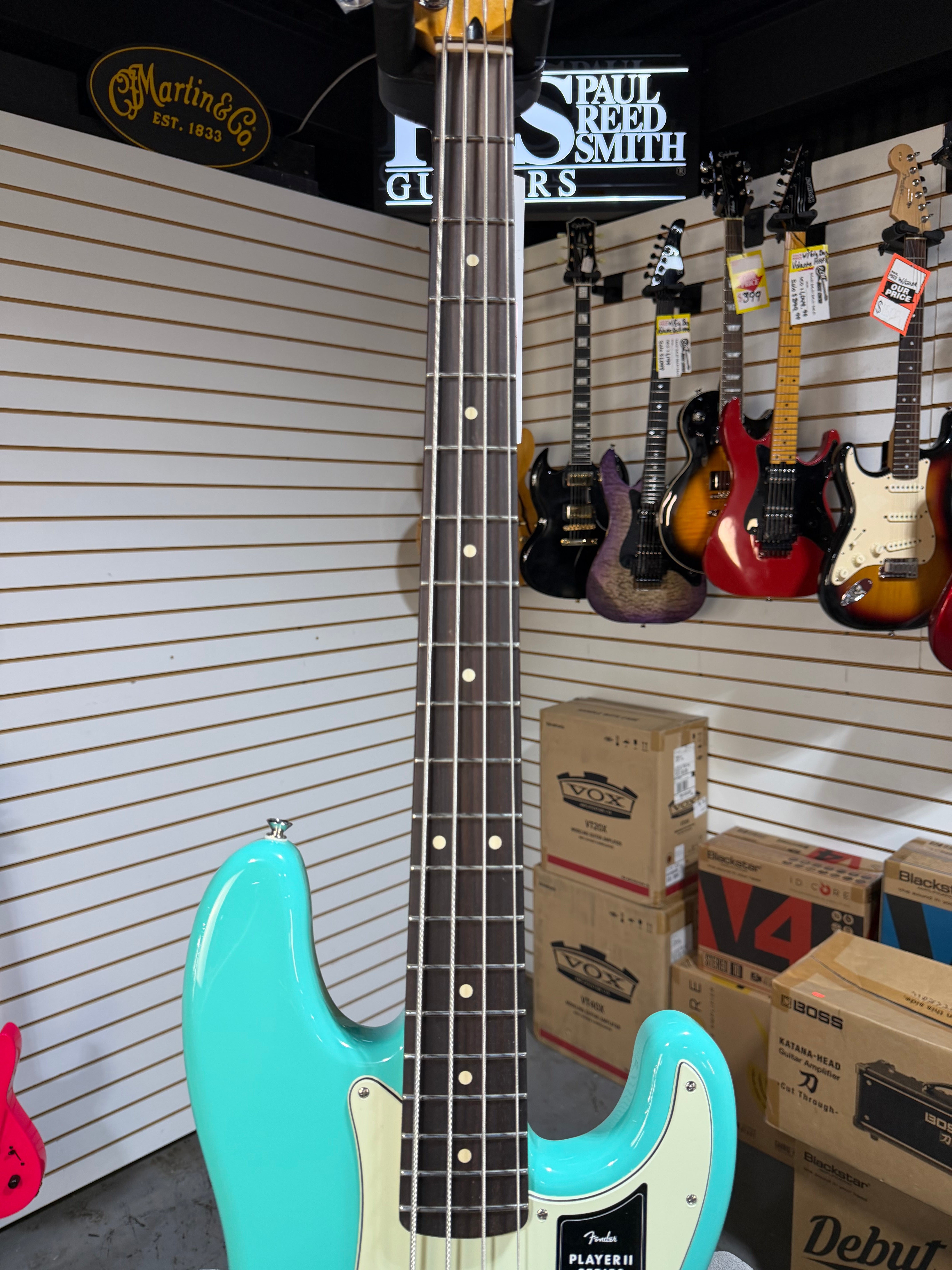 Fender 75th Anniversary Player II Precision Bass Seafoam Green