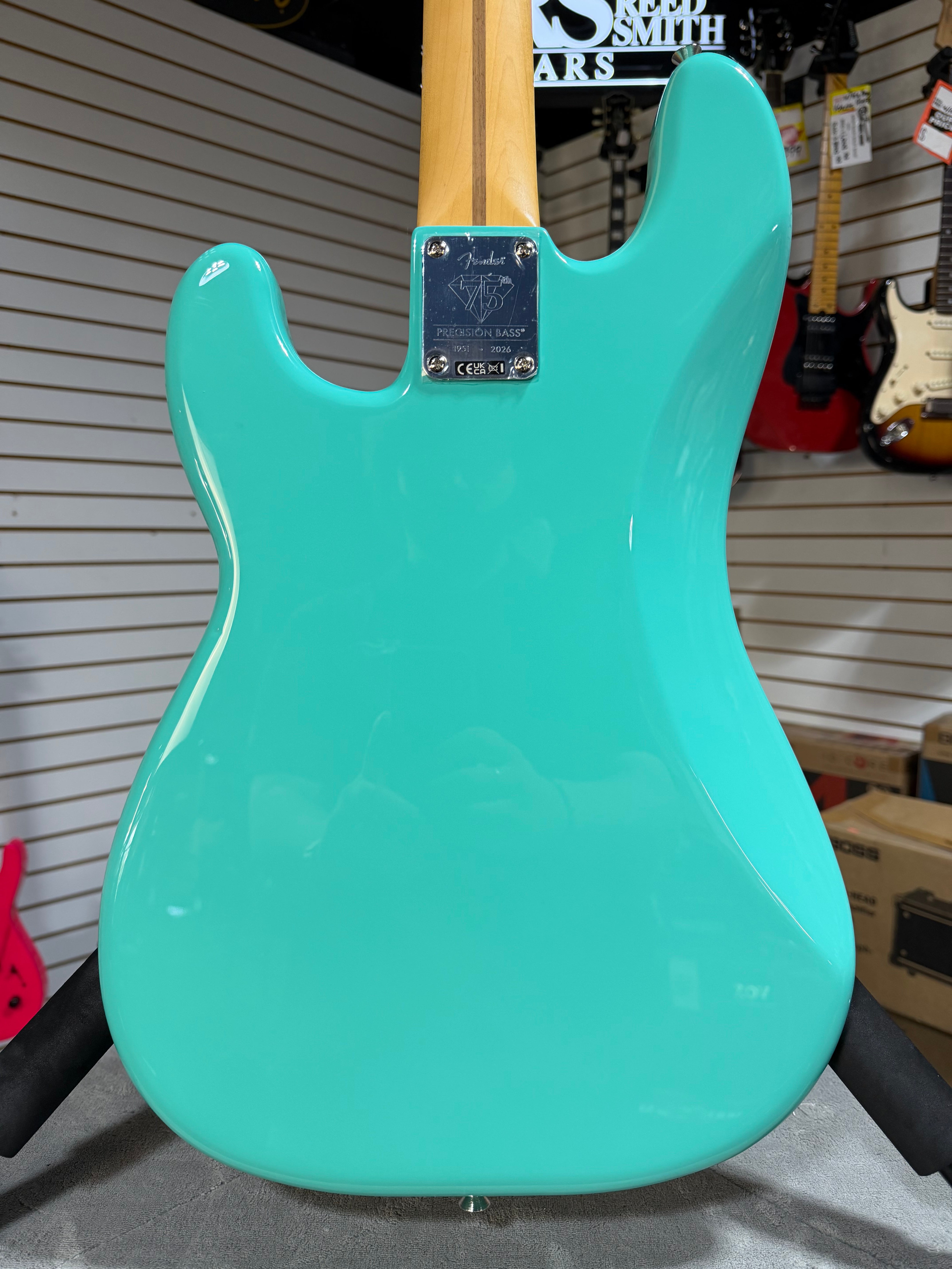 Fender 75th Anniversary Player II Precision Bass Seafoam Green