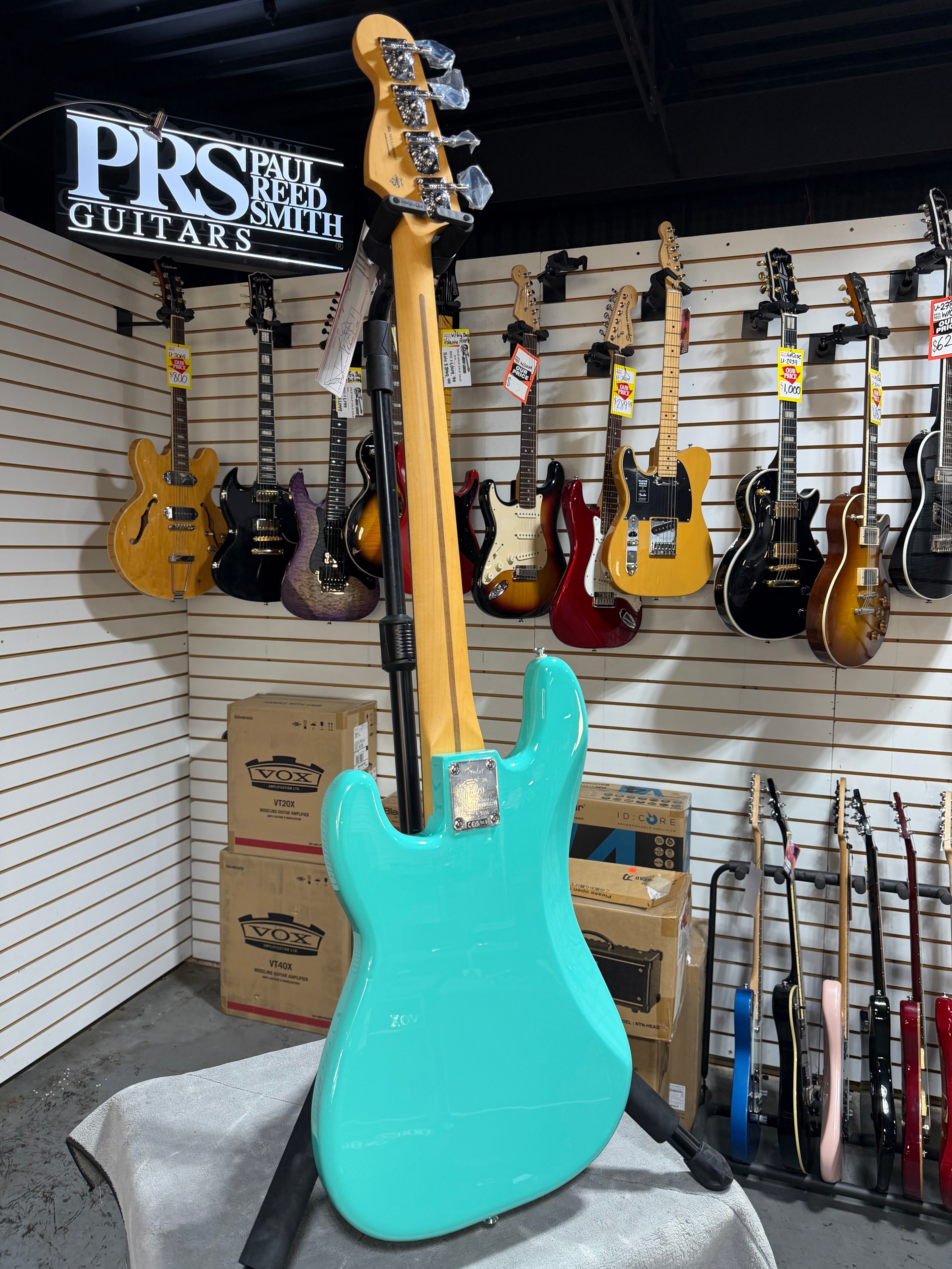 Fender 75th Anniversary Player II Precision Bass Seafoam Green