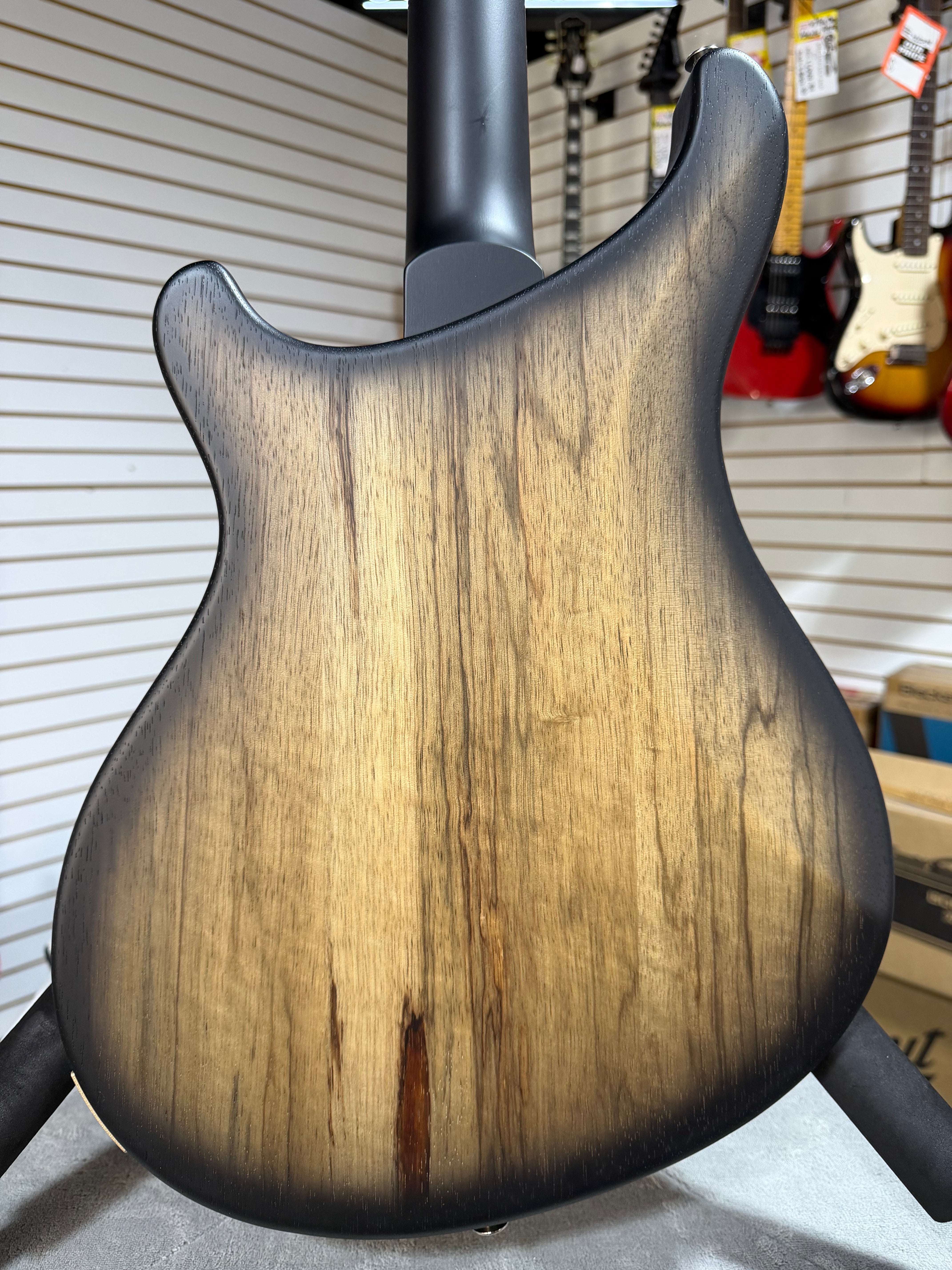 PRS S2 Vela Black Limba Natural Smokeburst