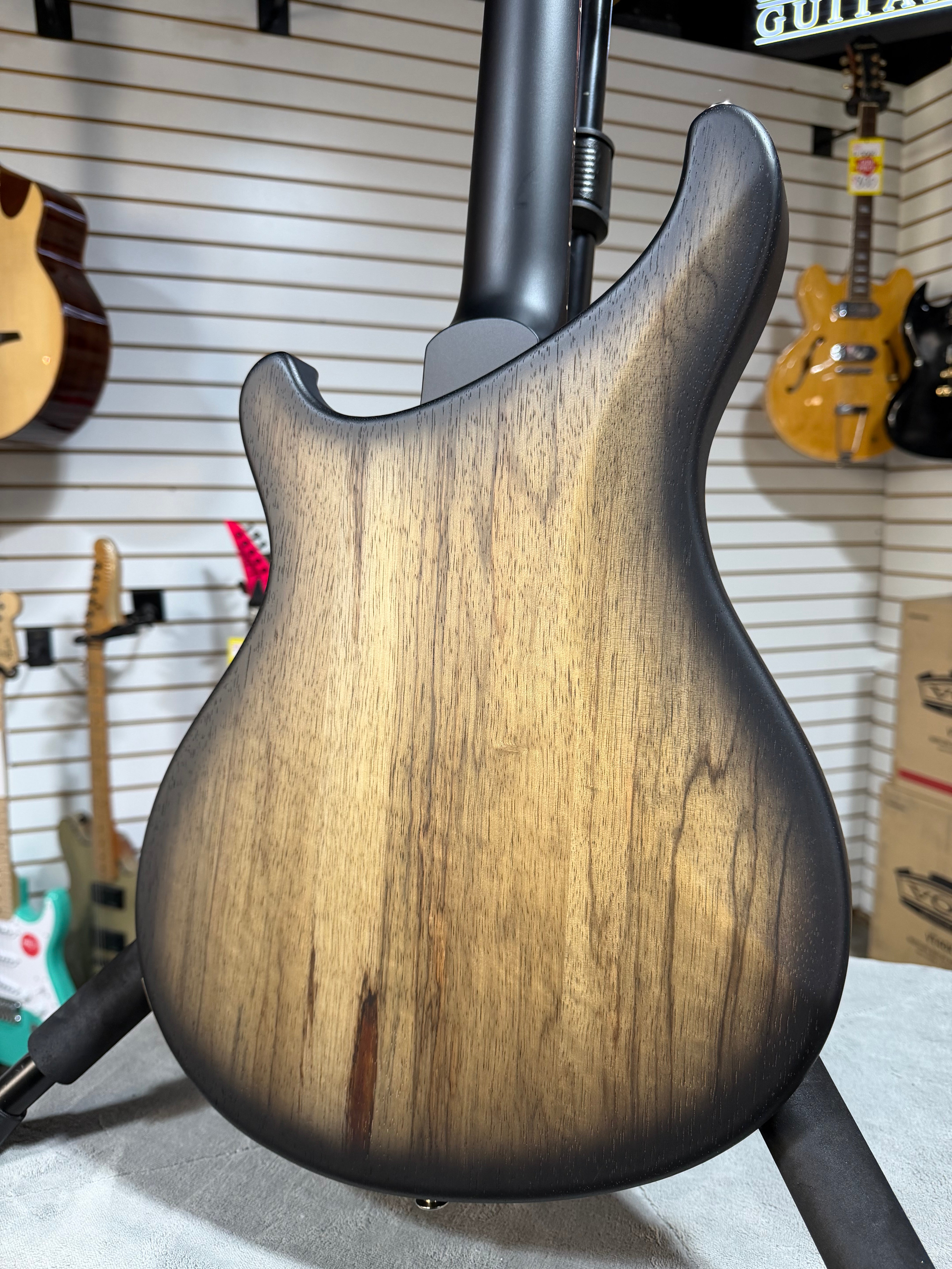PRS S2 Vela Black Limba Natural Smokeburst