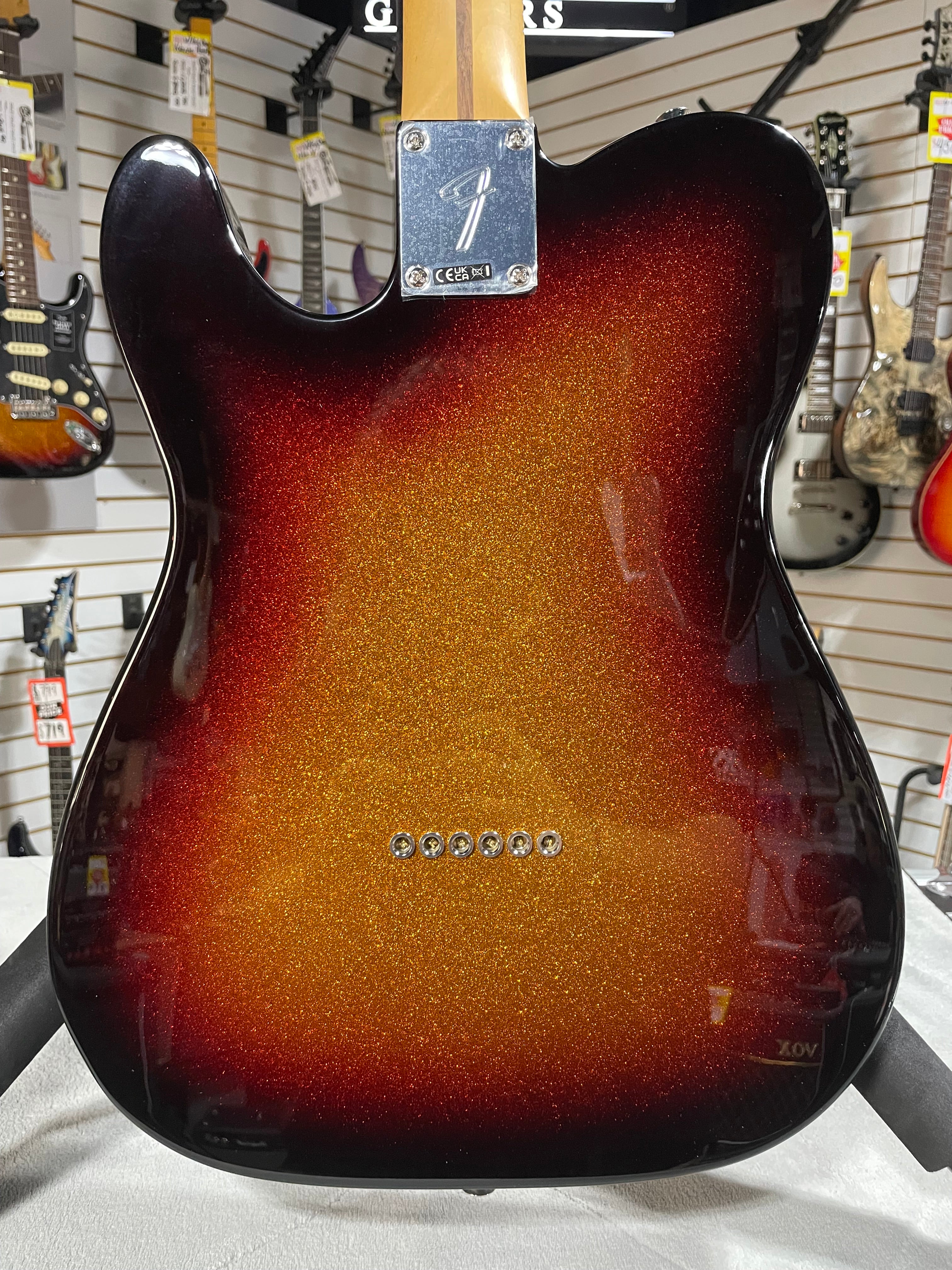 Player II Telecaster Electric Guitar - Limited-edition Sparkle 3-color Sunburst #846 GET PLEK'D!