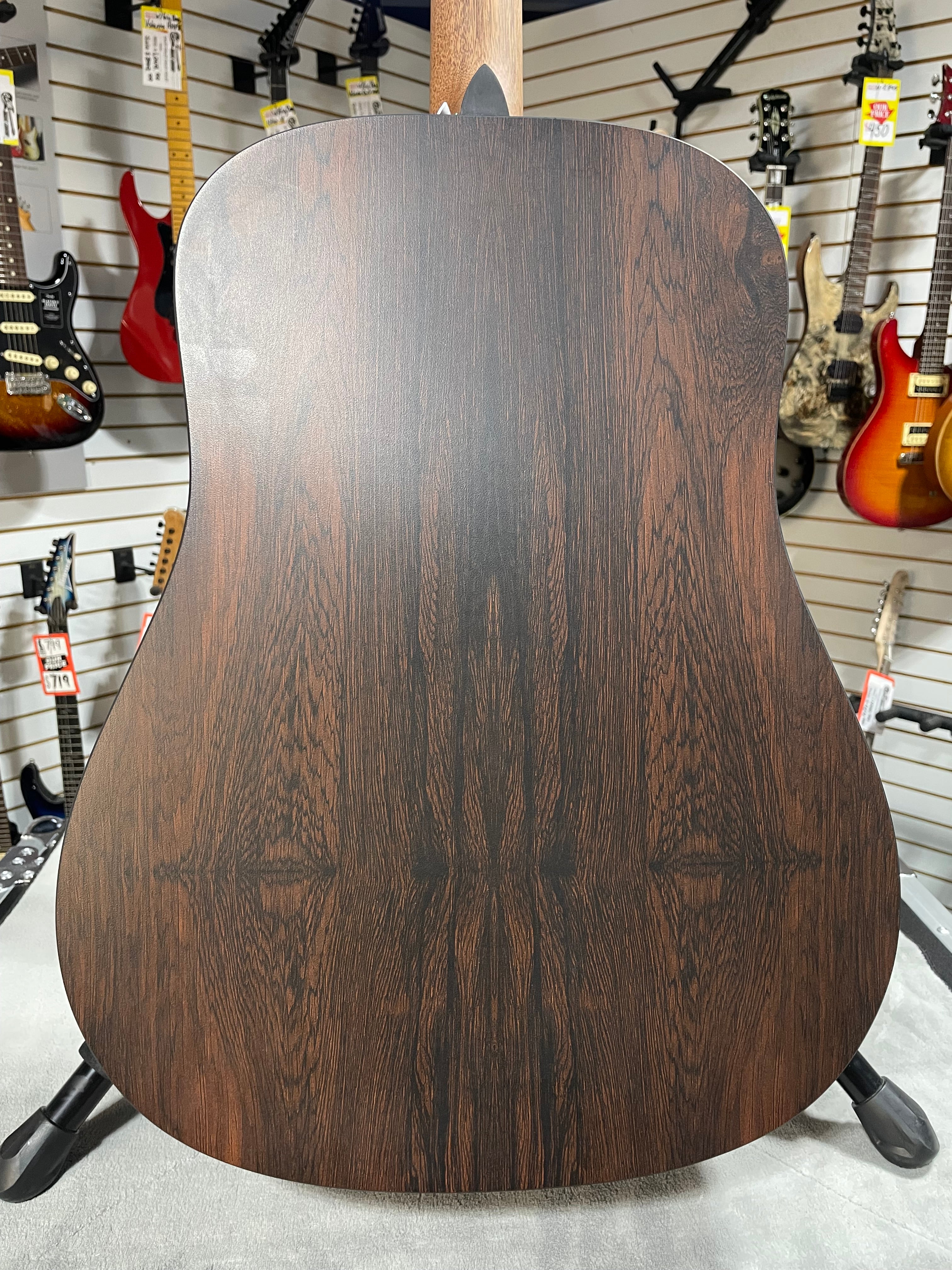 Martin D-X2E Dreadnought Acoustic-Electric Guitar - Brazilian Rosewood Pattern w/Gig Bag & PLEK*D #102