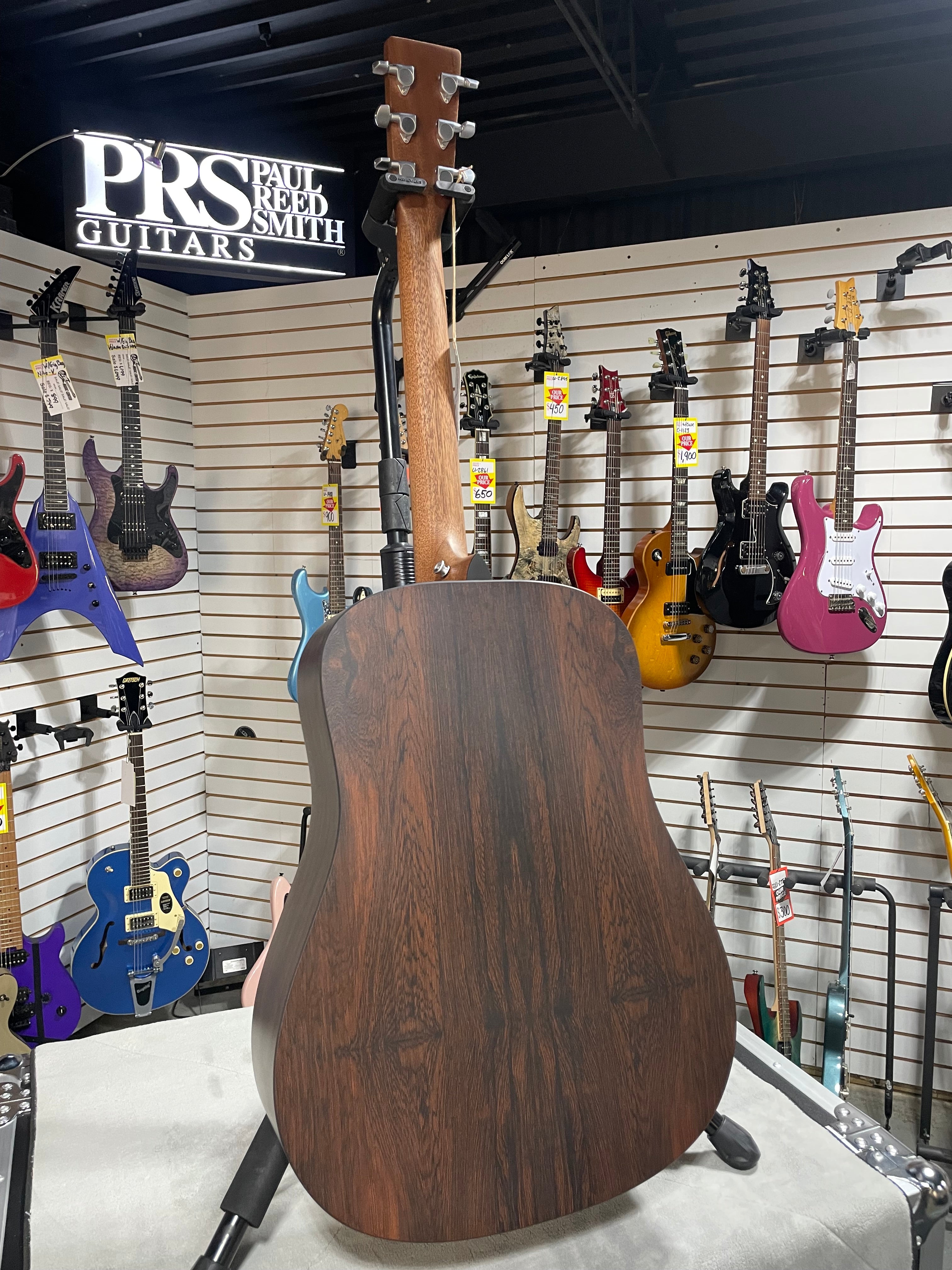 Martin D-X2E Dreadnought Acoustic-Electric Guitar - Brazilian Rosewood Pattern w/Gig Bag & PLEK*D #102