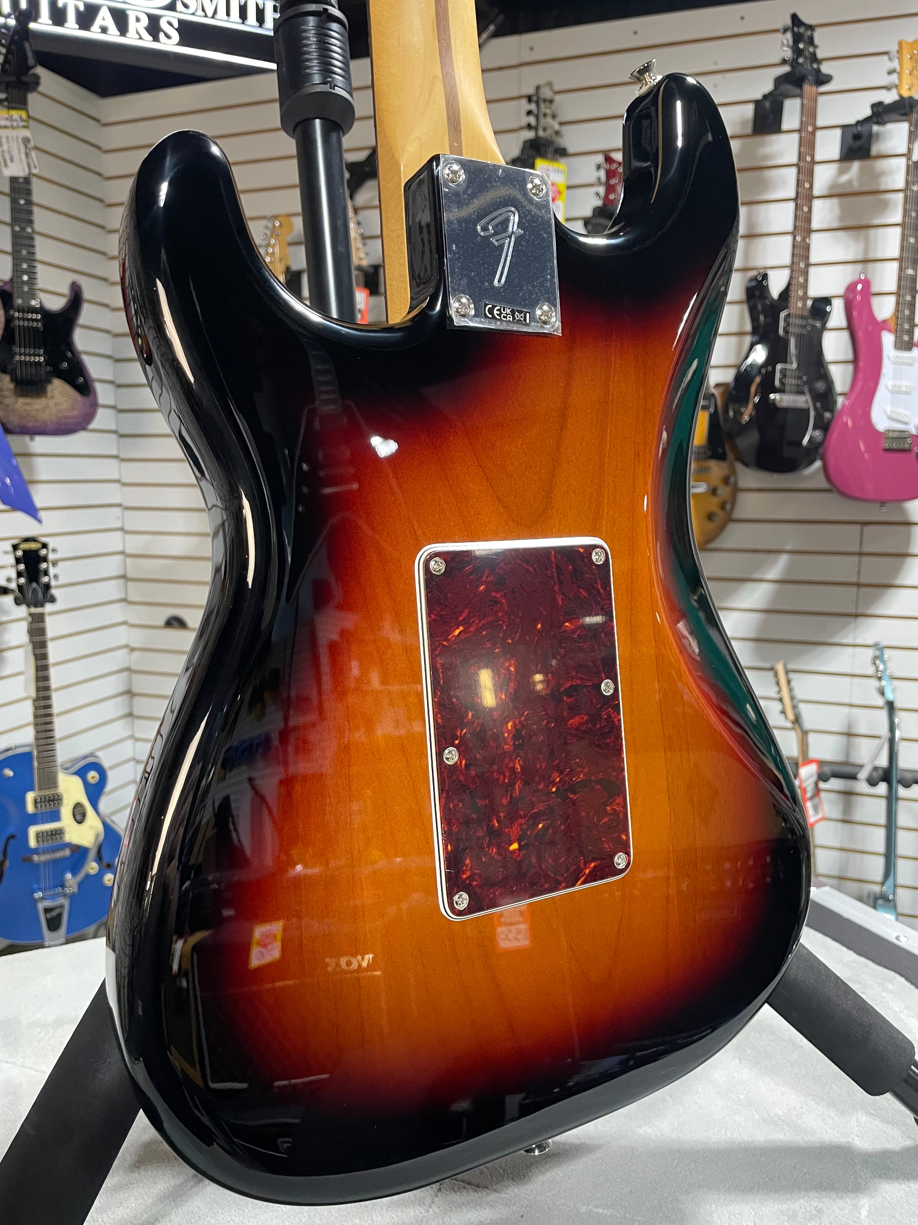 Player II Modified Stratocaster HSS Floyd Rose Electric Guitar - 3-tone Sunburst, Rosewood Fingerboard #728 GET PLEK'D!