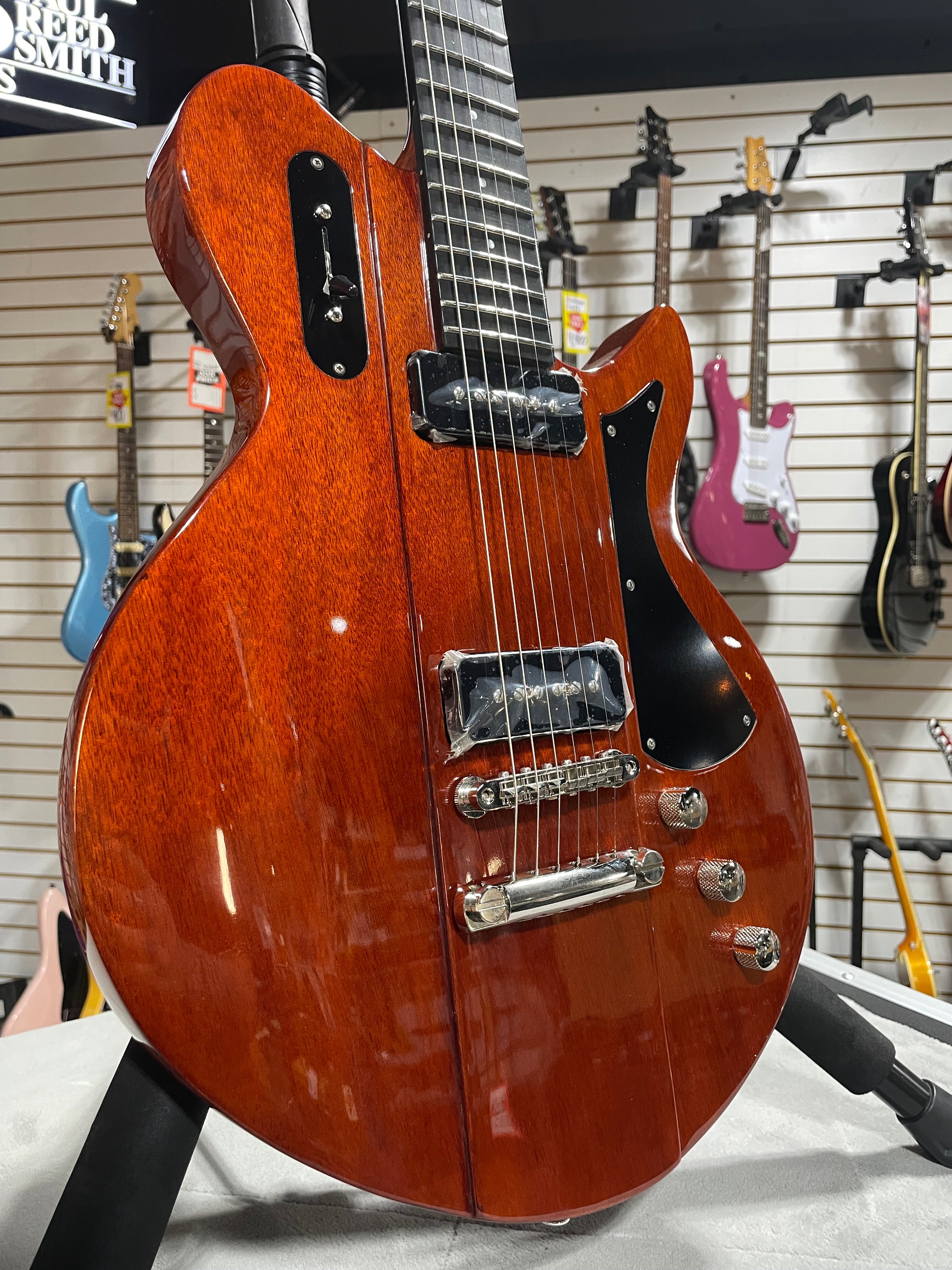 Juliet P-90 Electric Guitar - Vintage Red #275 GET PLEK'D!