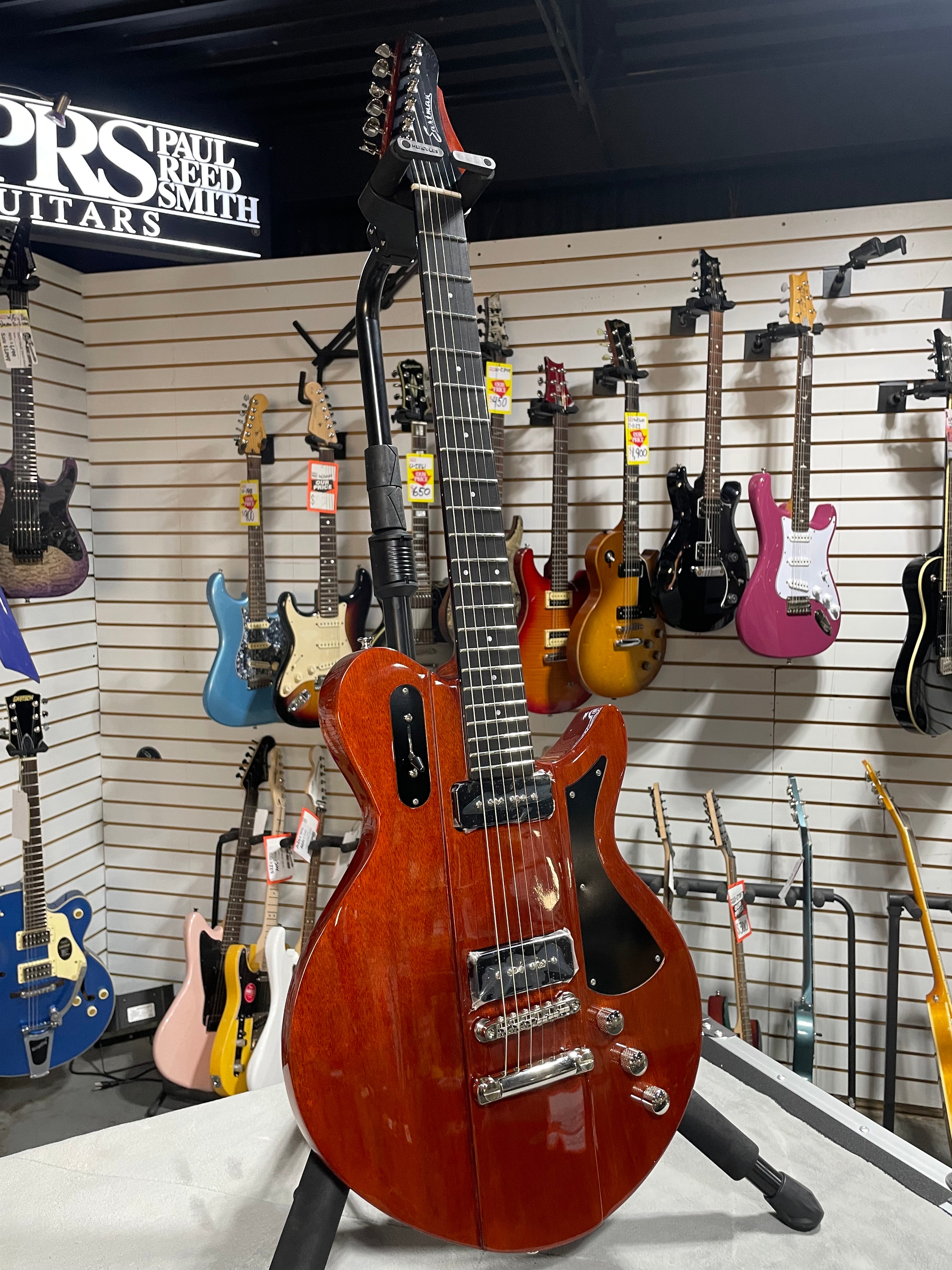 Juliet P-90 Electric Guitar - Vintage Red #275 GET PLEK'D!