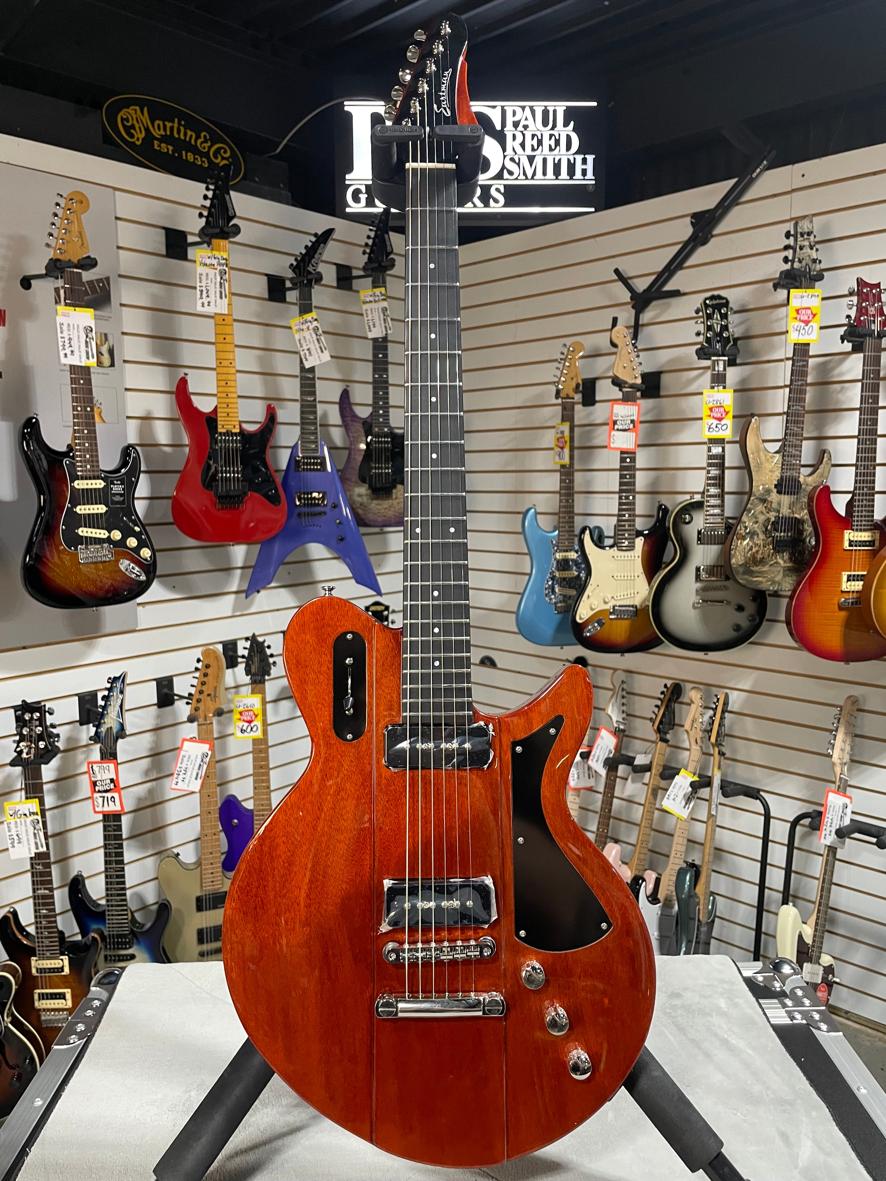 Juliet P-90 Electric Guitar - Vintage Red #275 GET PLEK'D!