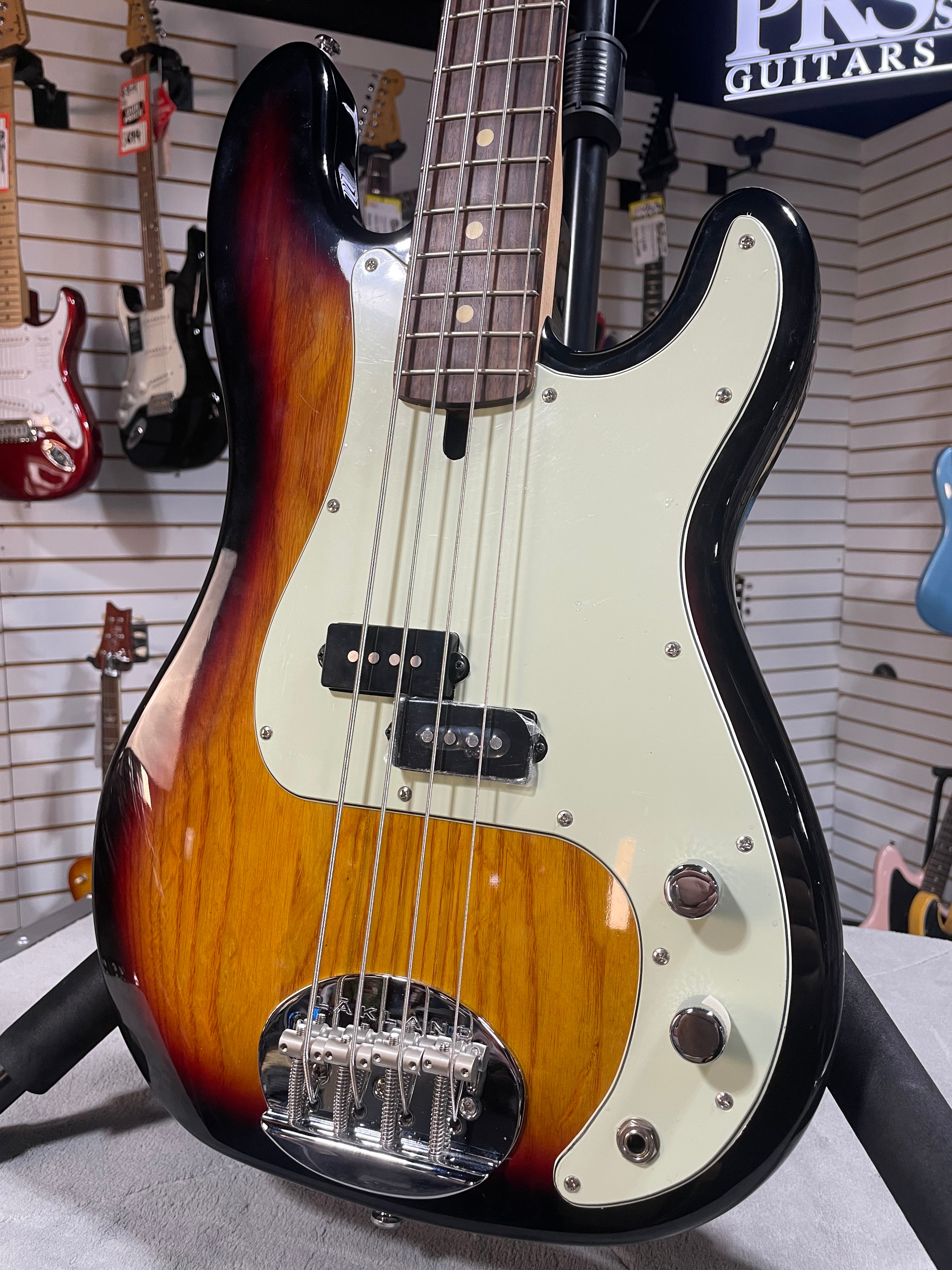 Lakland Skyline P style Vintage Bass 3 Tone Sunburst