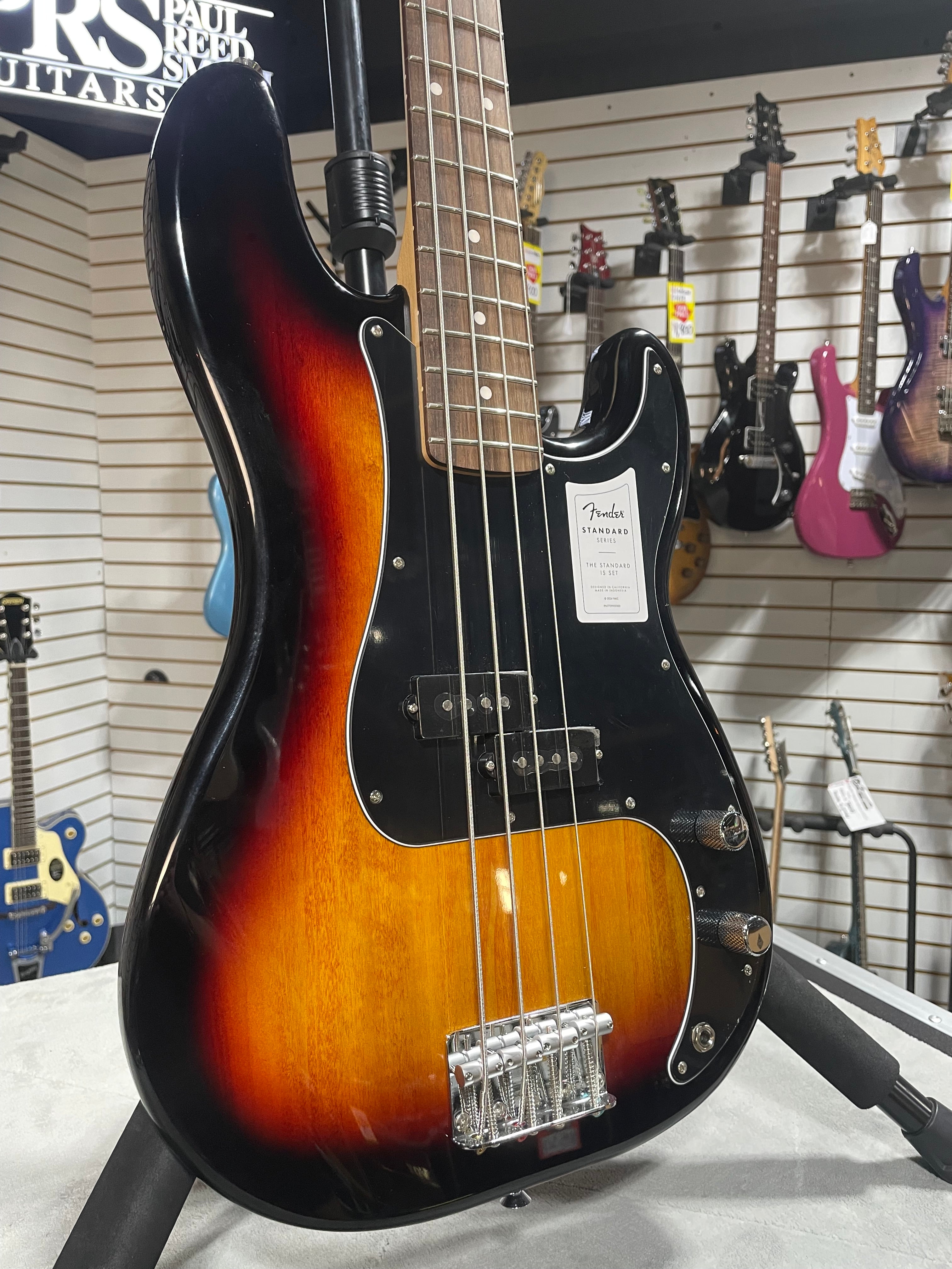 Standard Precision Bass - 3-color Sunburst, Laurel Fingerboard #796 GET PLEK'D!