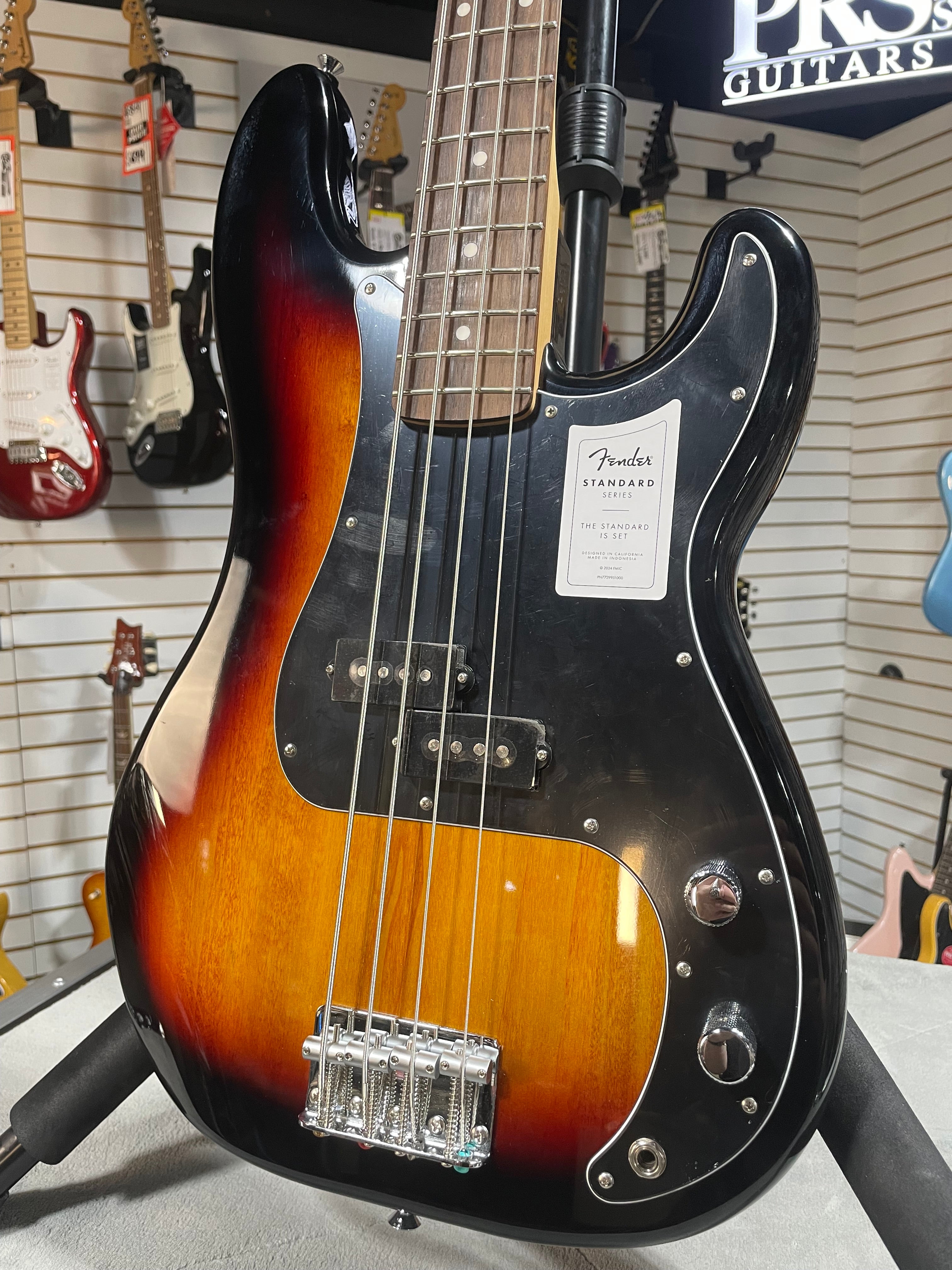 Standard Precision Bass - 3-color Sunburst, Laurel Fingerboard #796 GET PLEK'D!