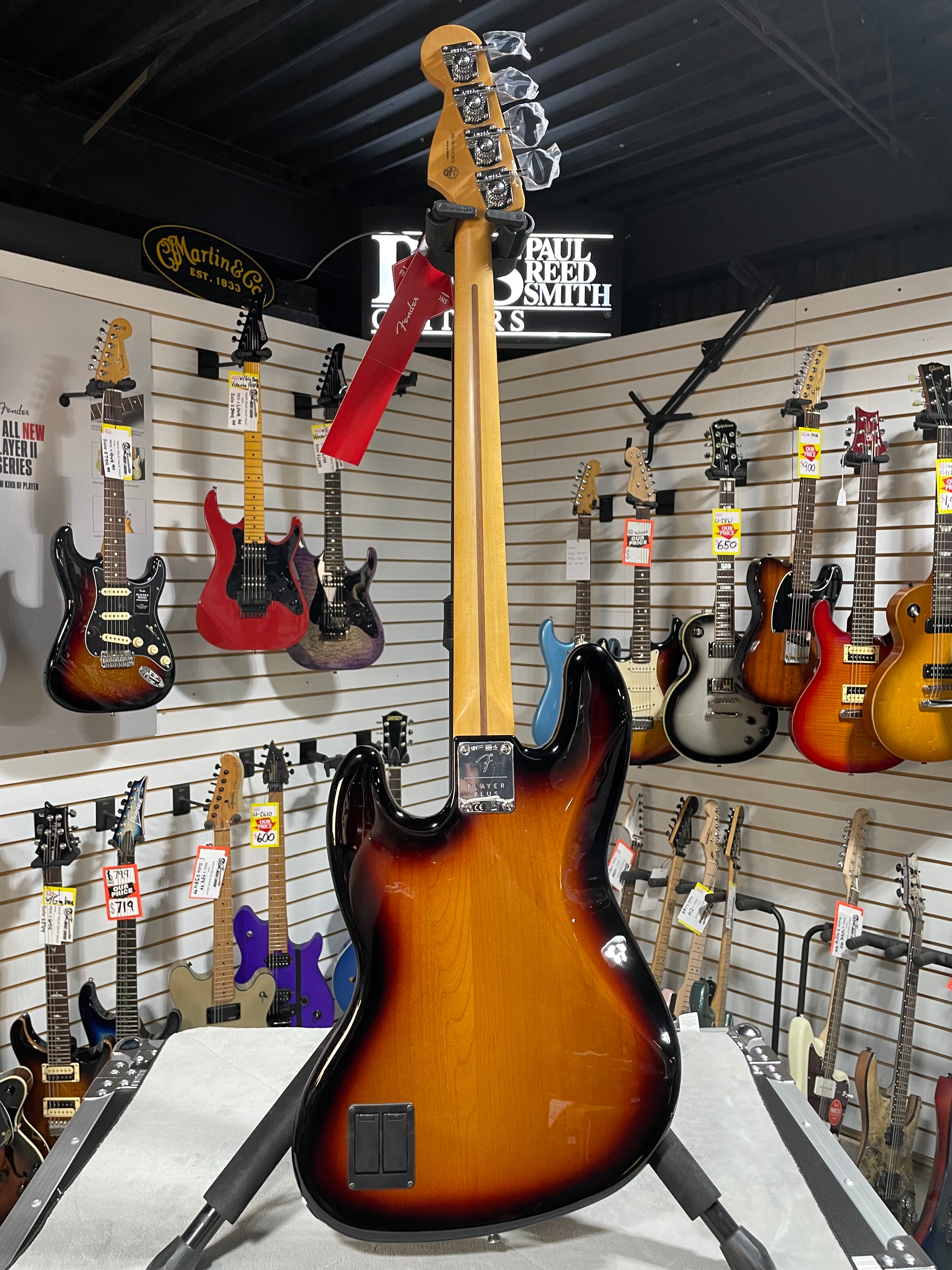 Player Plus Active Jazz Bass - 3-Tone Sunburst w/Pau Ferro Fretboard #475 GET PLEK'D!