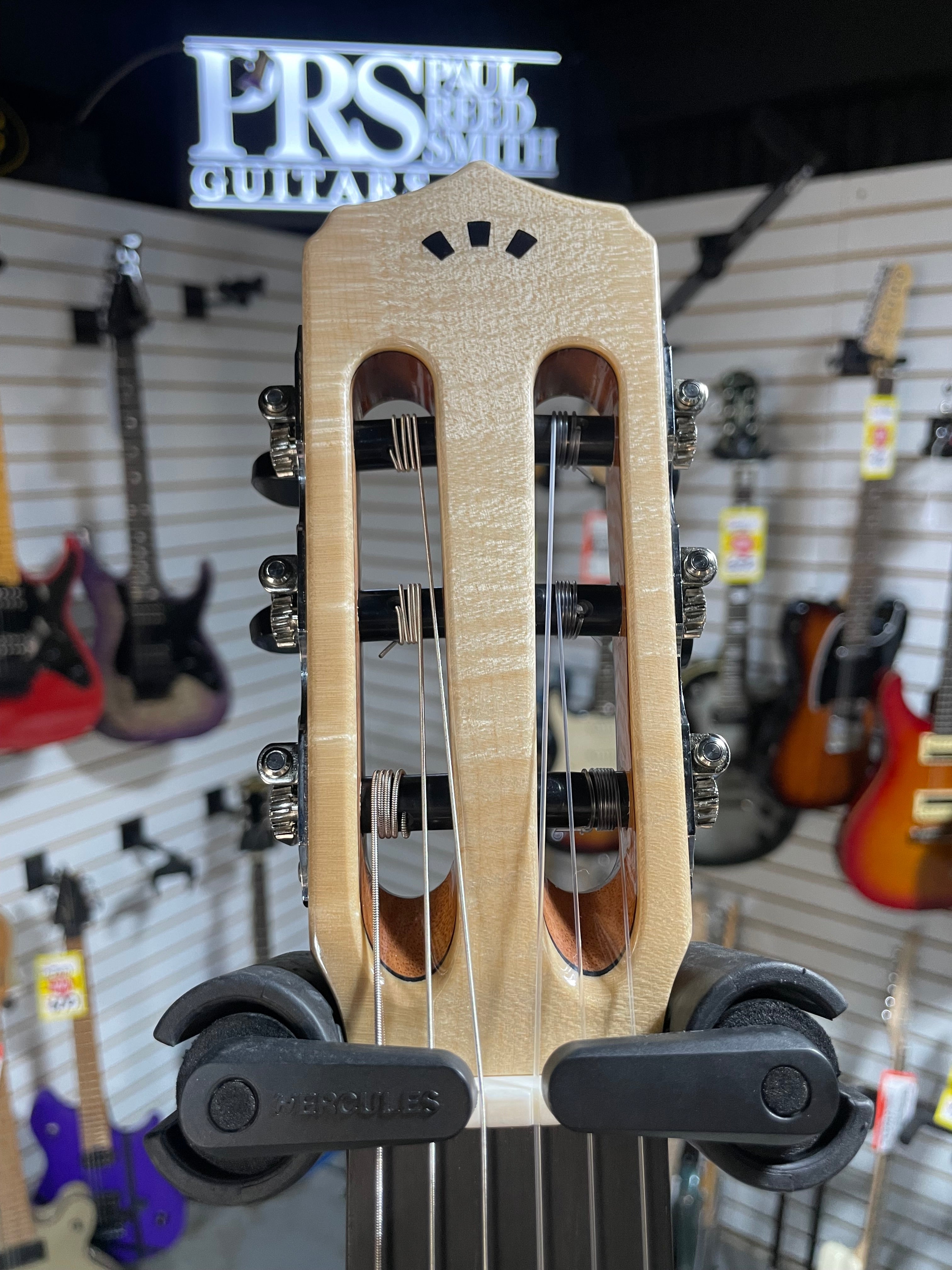 Fusion 12 Exotic Top Nylon-string Acoustic-electric Guitar - White Sands #098 GET PLEK'D!