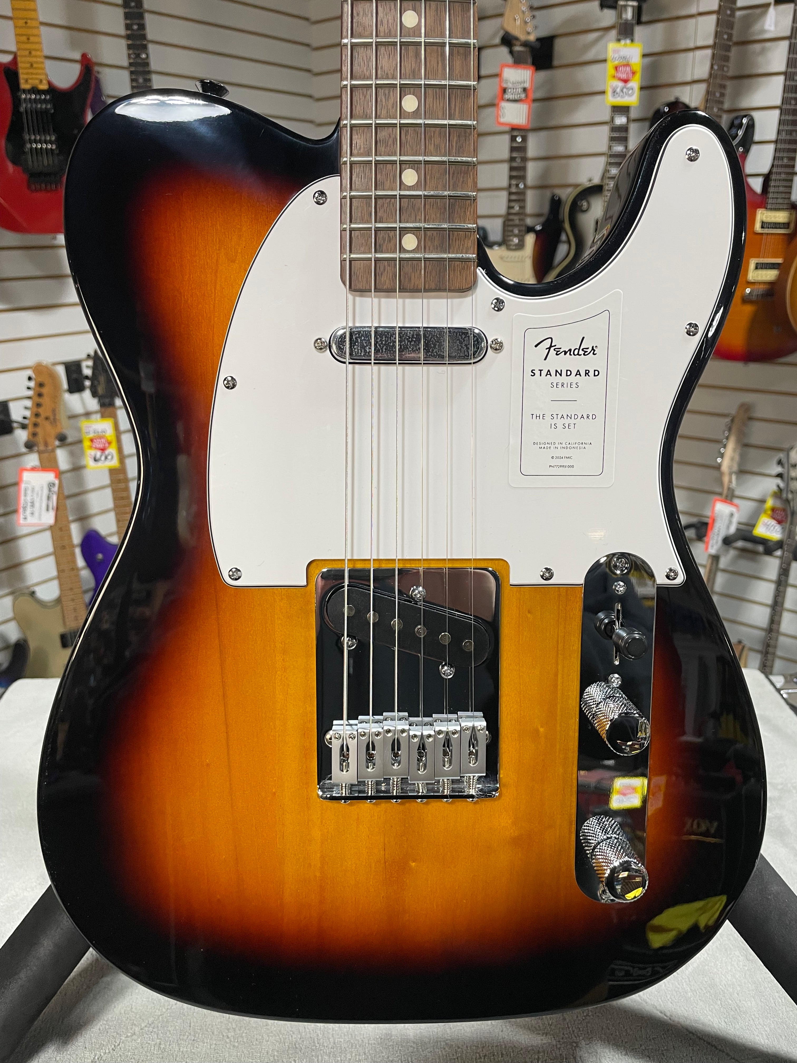 Standard Telecaster Electric Guitar - 3-color Sunburst #196 GET PLEK'D!
