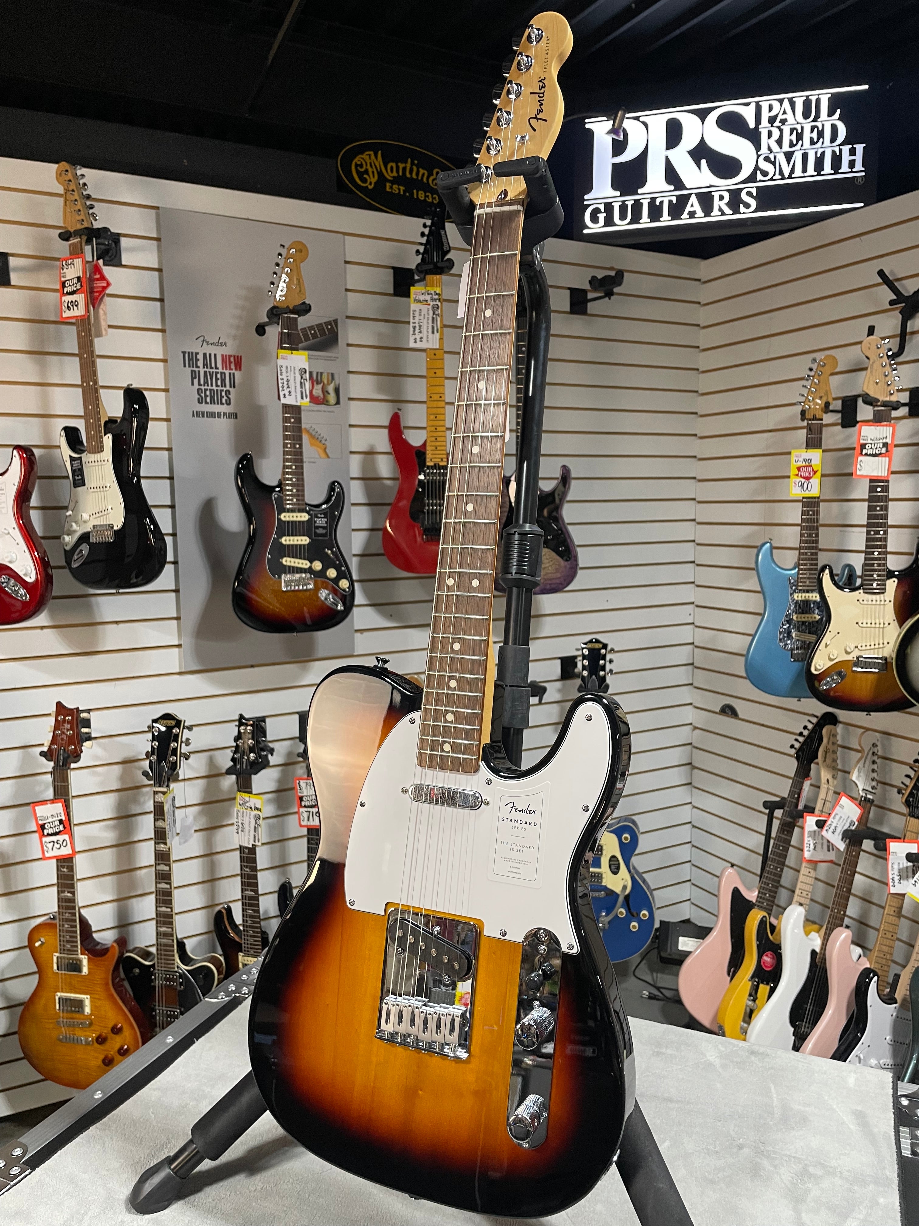 Standard Telecaster Electric Guitar - 3-color Sunburst #196 GET PLEK'D!