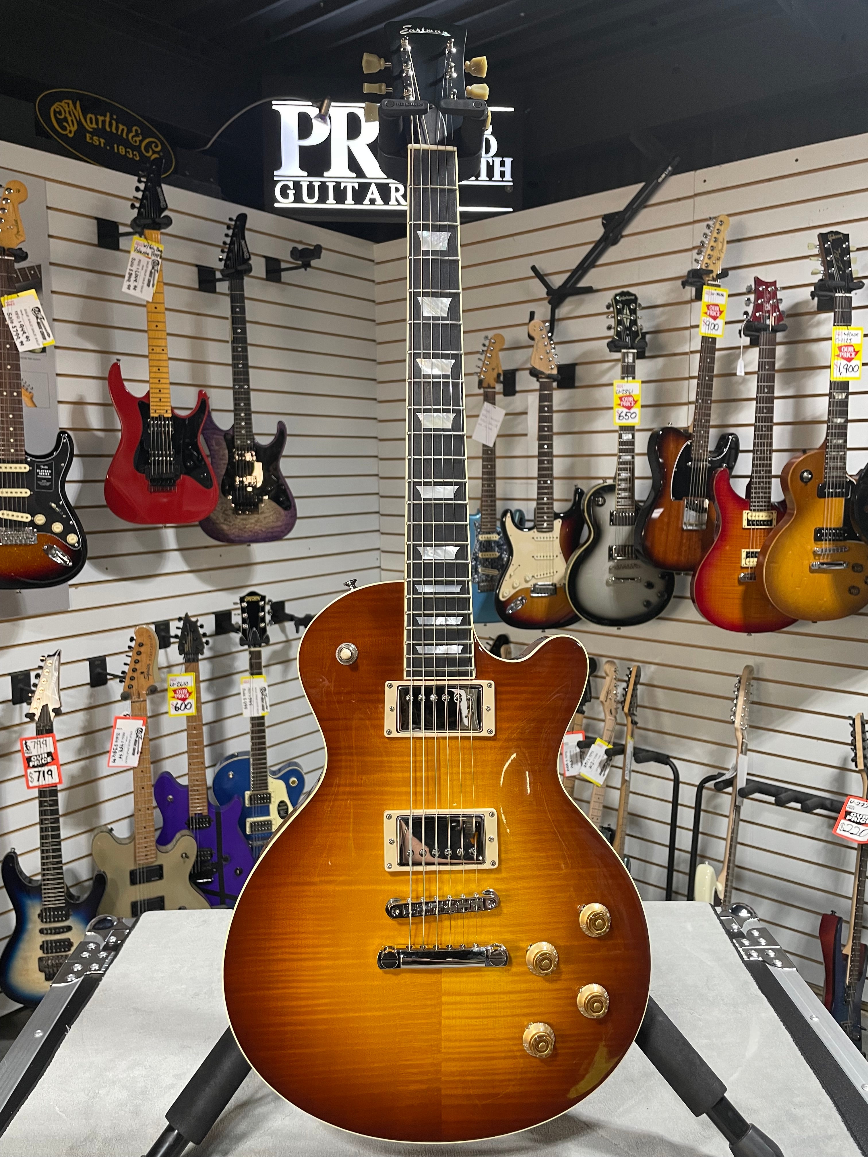 Eastman SB59-GB Electric Guitar - Goldburst w/OHSC & PLEK*D #309