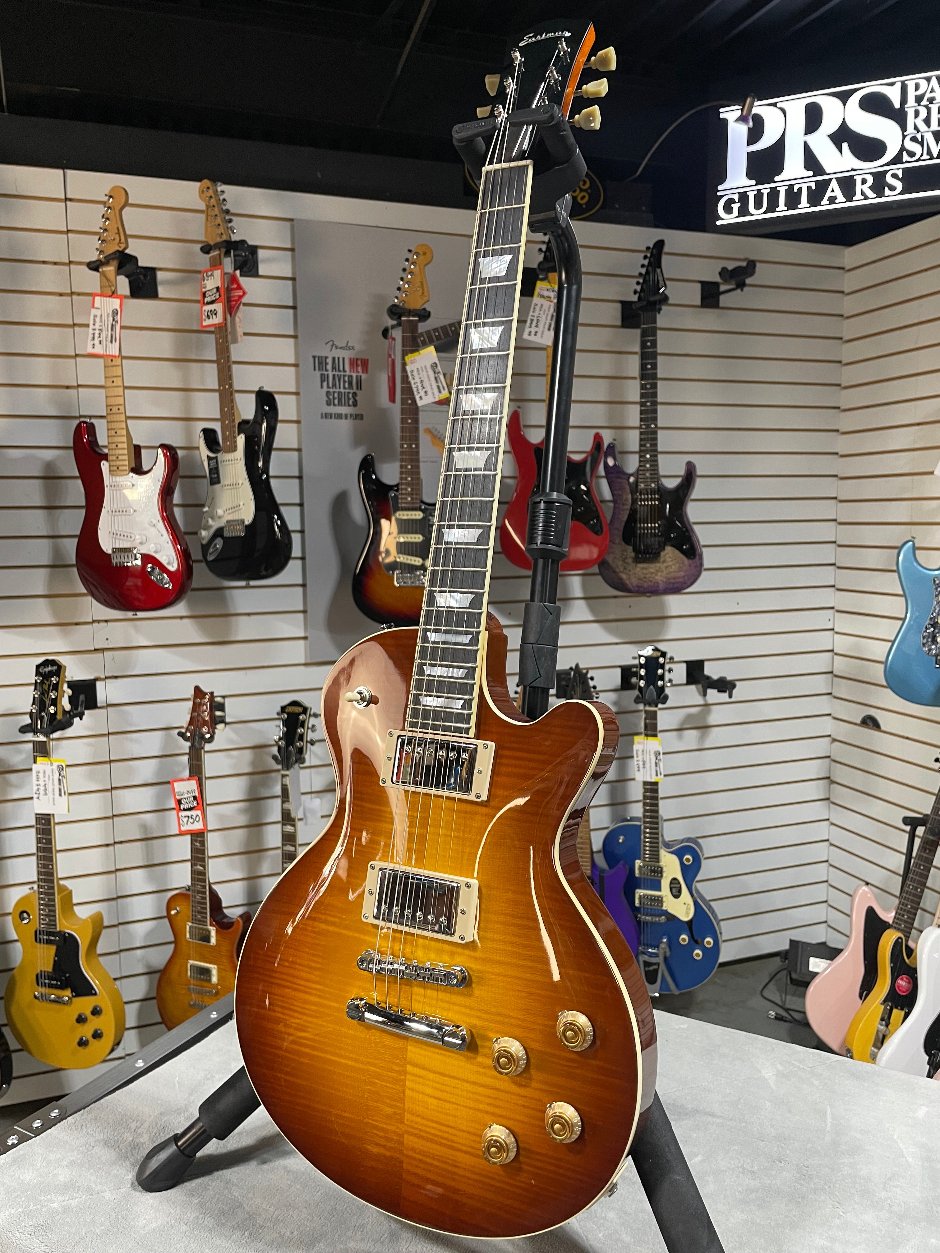 Eastman SB59-GB Electric Guitar - Goldburst w/OHSC & PLEK*D #309