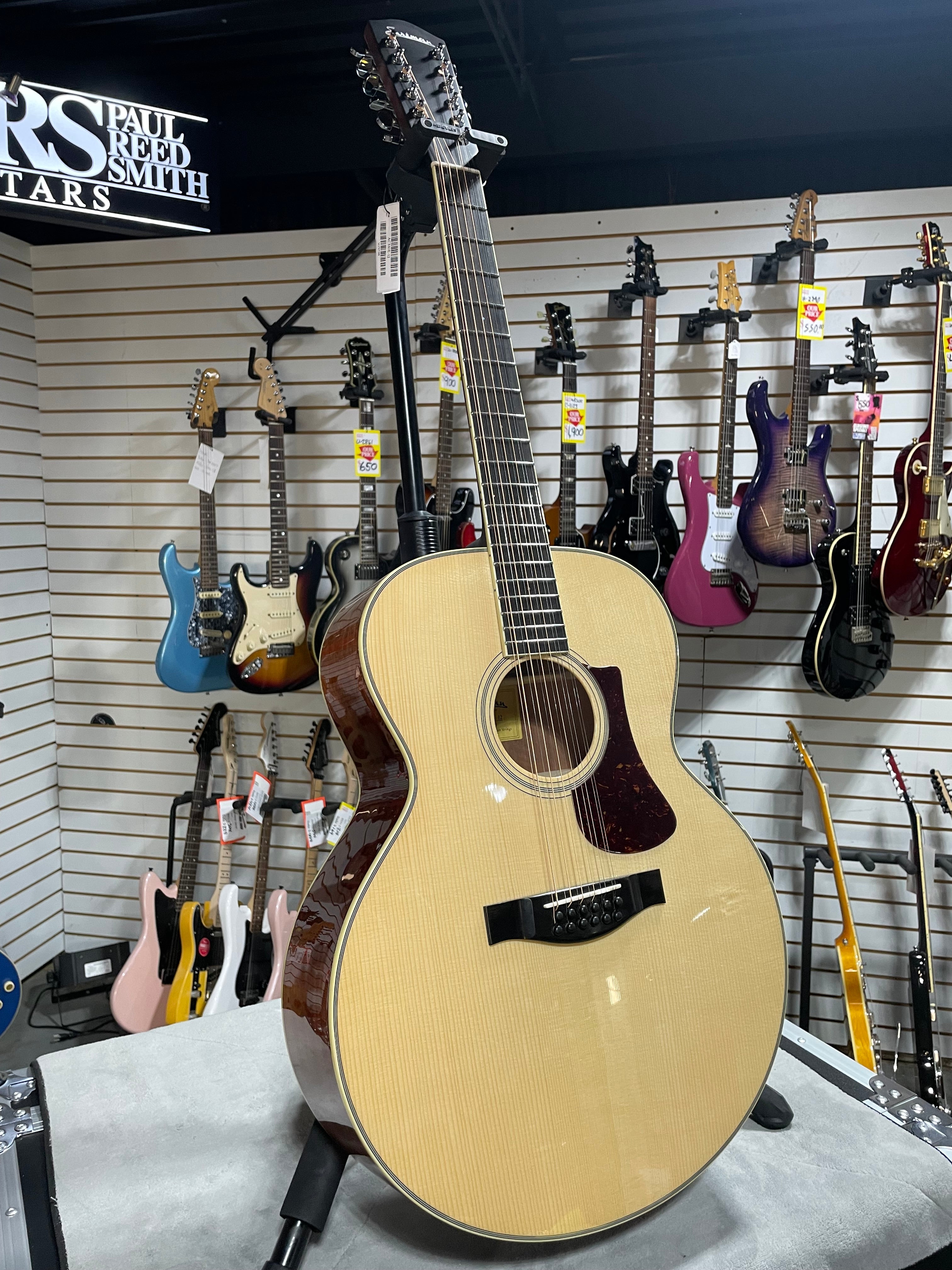 Eastman AC330E-12 String Acoustic Guitar - Natural w/OHSC & PLEK*D #298