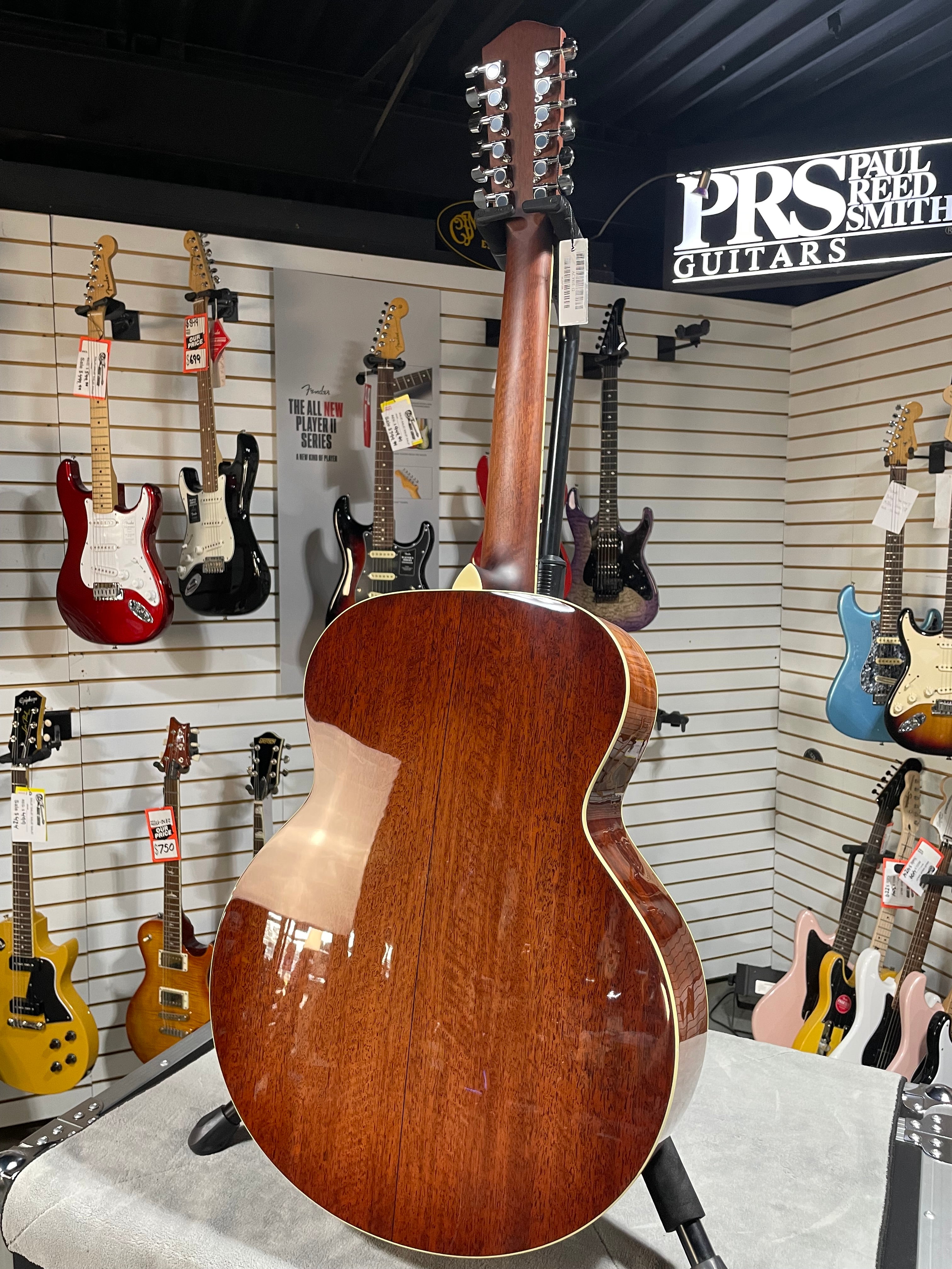 Eastman AC330E-12 String Acoustic Guitar - Natural w/OHSC & PLEK*D #298