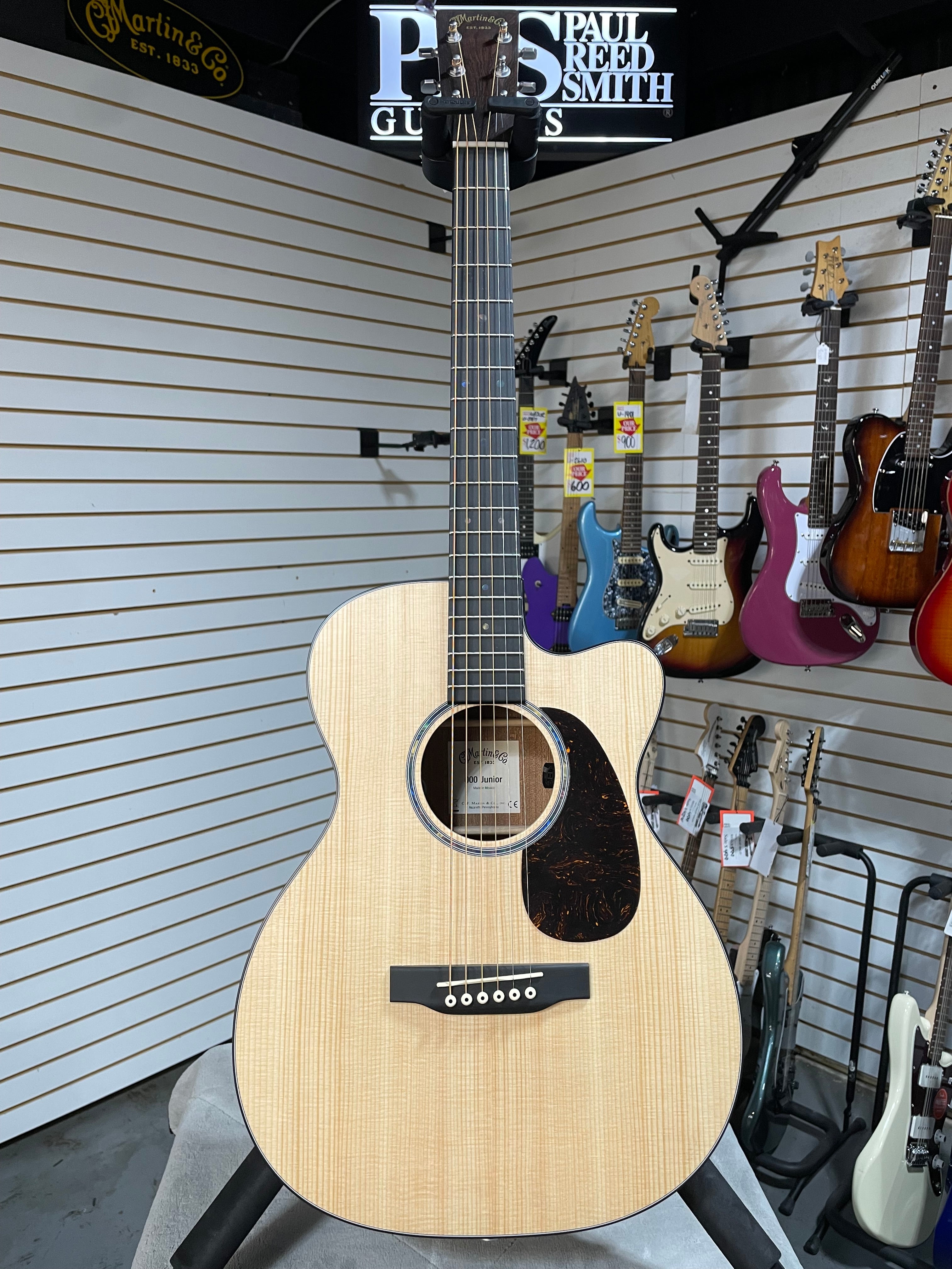 Martin 000C JR-10E Acoustic Guitar - Natural & PLEK*D