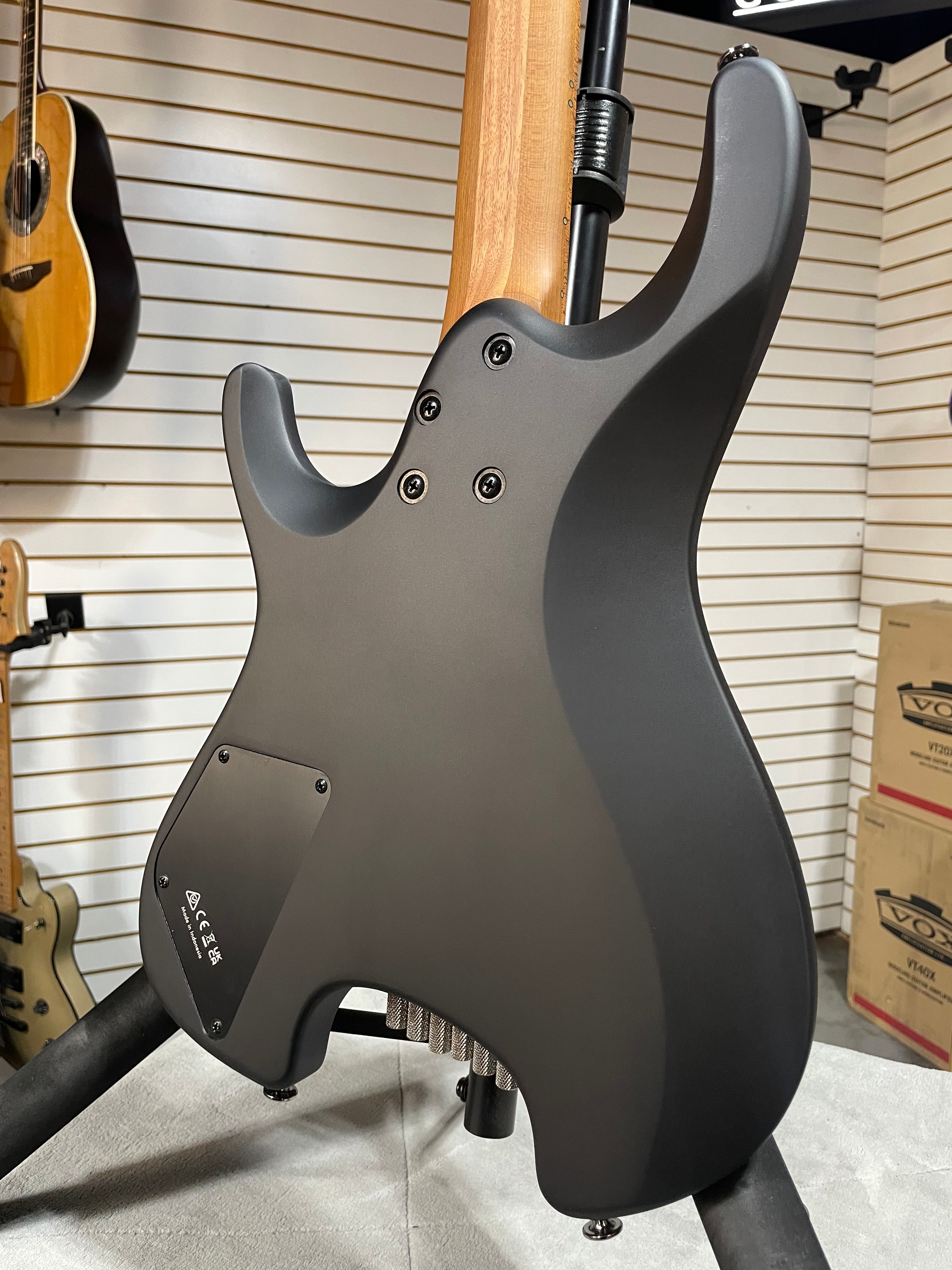 Ibanez QX52 Electric Guitar - Black Flat w/ Gig Bag & PLEK*D #453