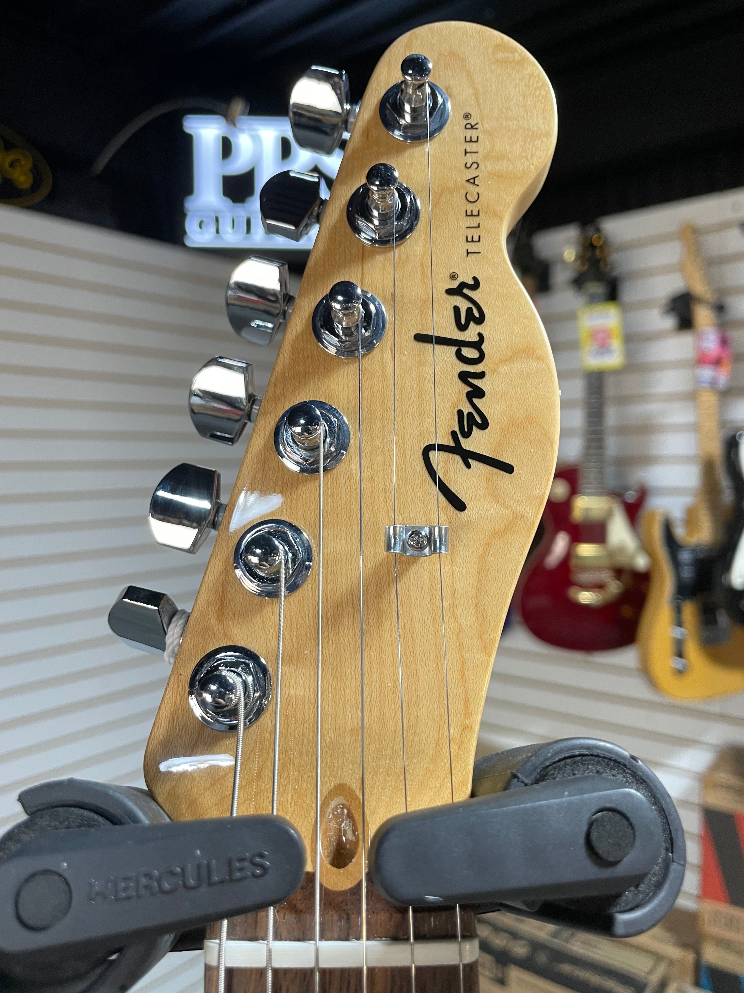 Fender Standard Telecaster Electric Guitar - Olympic White & PLEK*D #487