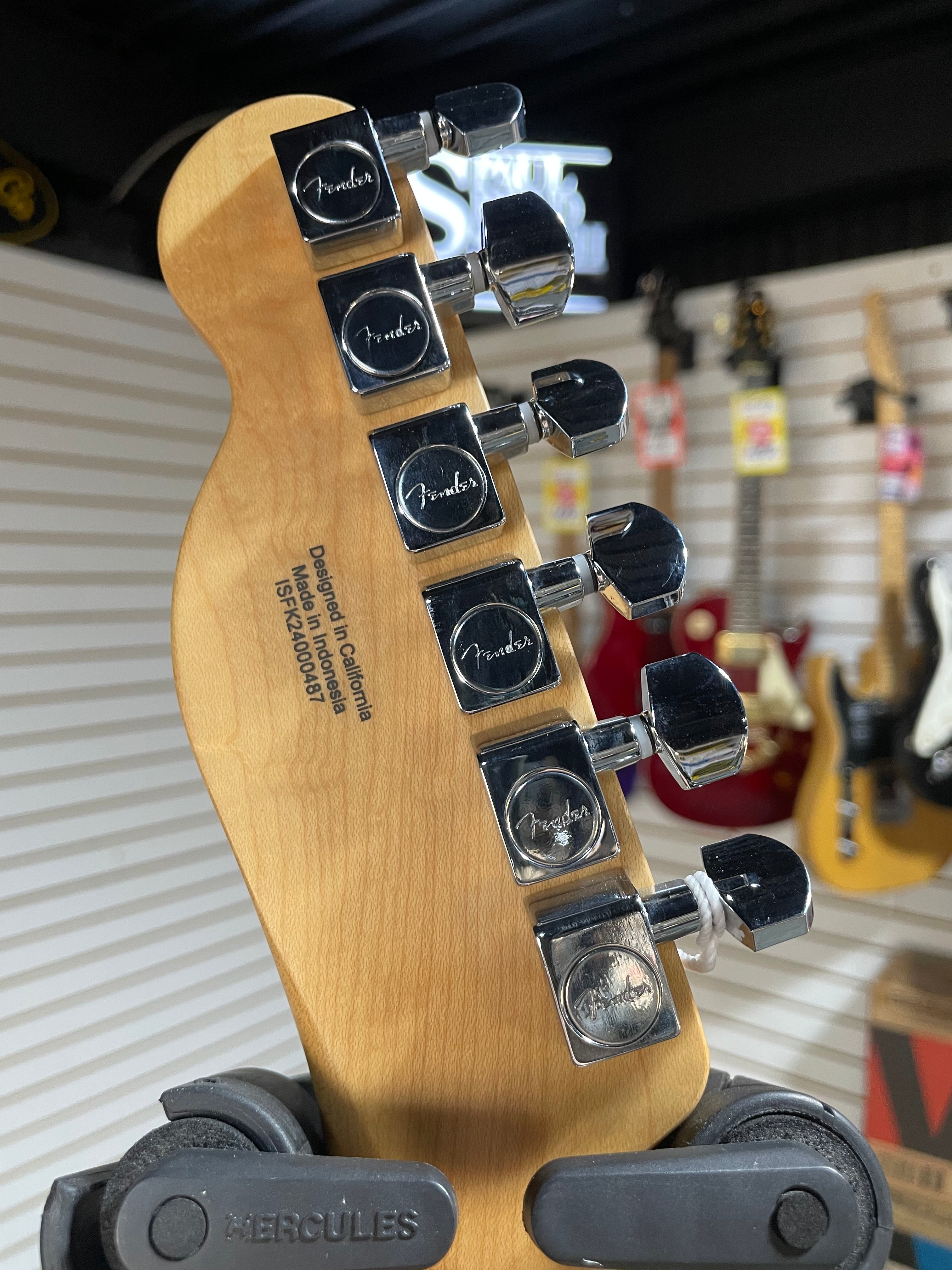 Fender Standard Telecaster Electric Guitar - Olympic White & PLEK*D #487