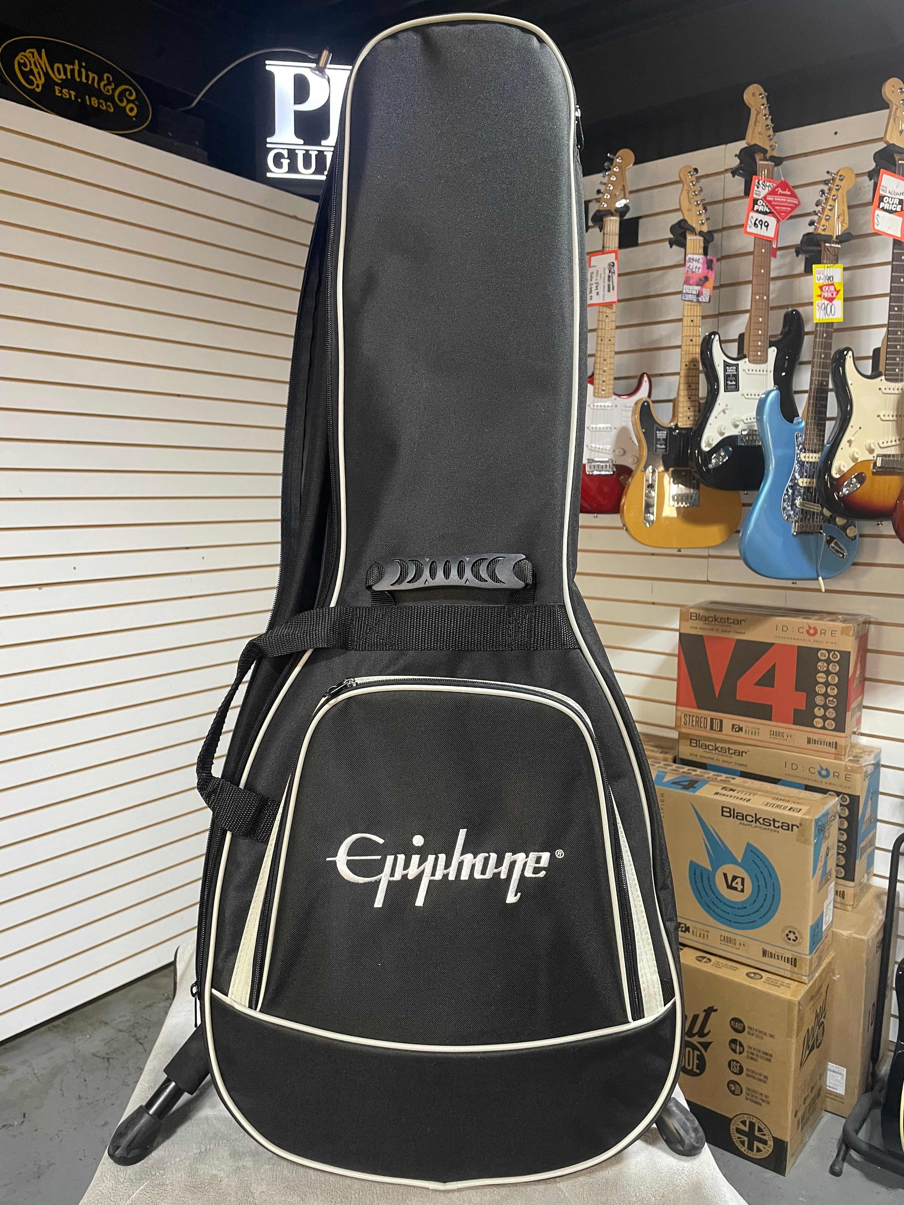 Epiphone Les Paul Special Double Cut Figured Electric Guitar - Ocean Water w/ Gigbag & PLEK*D #496